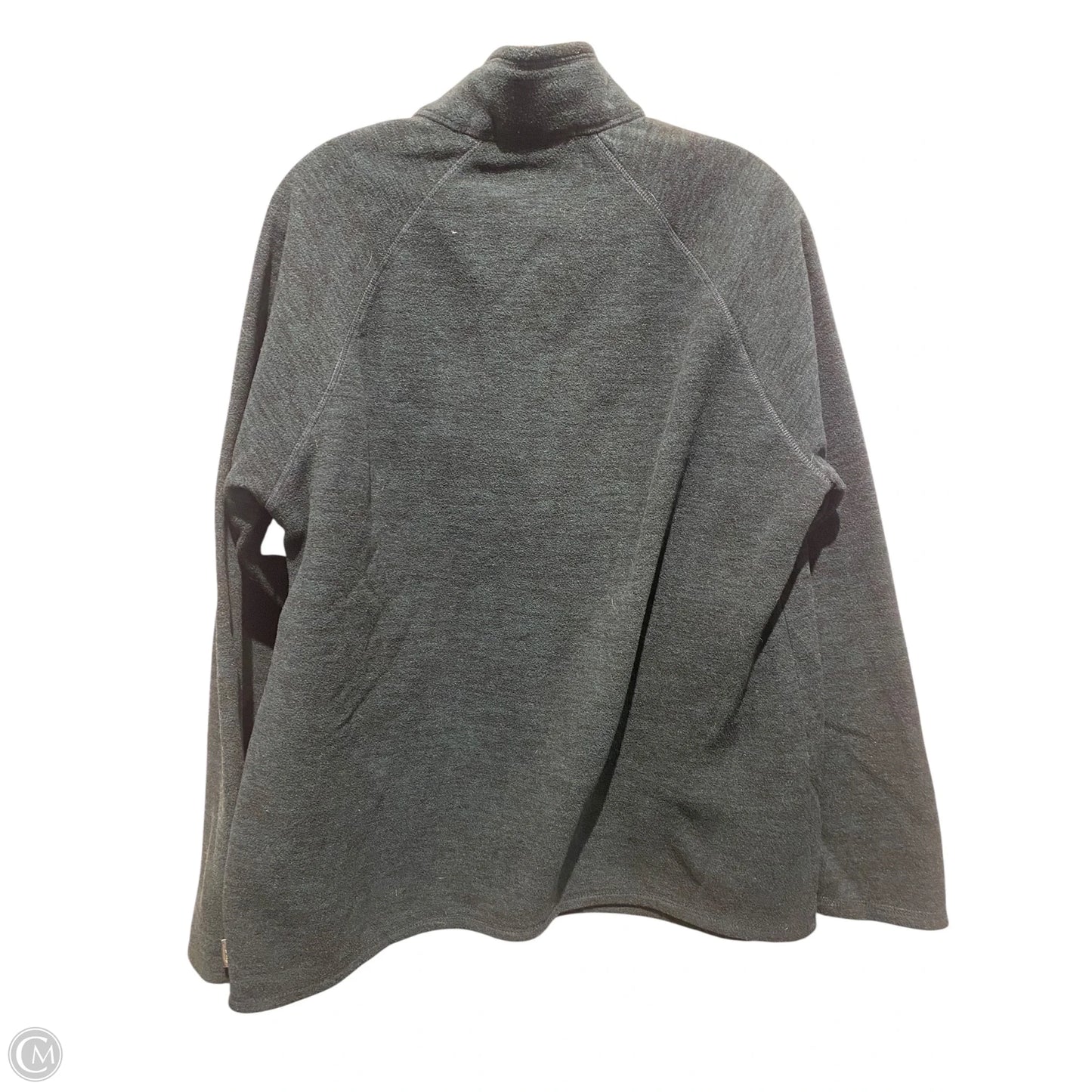 Jacket Fleece By Eddie Bauer In Green, Size: Xl