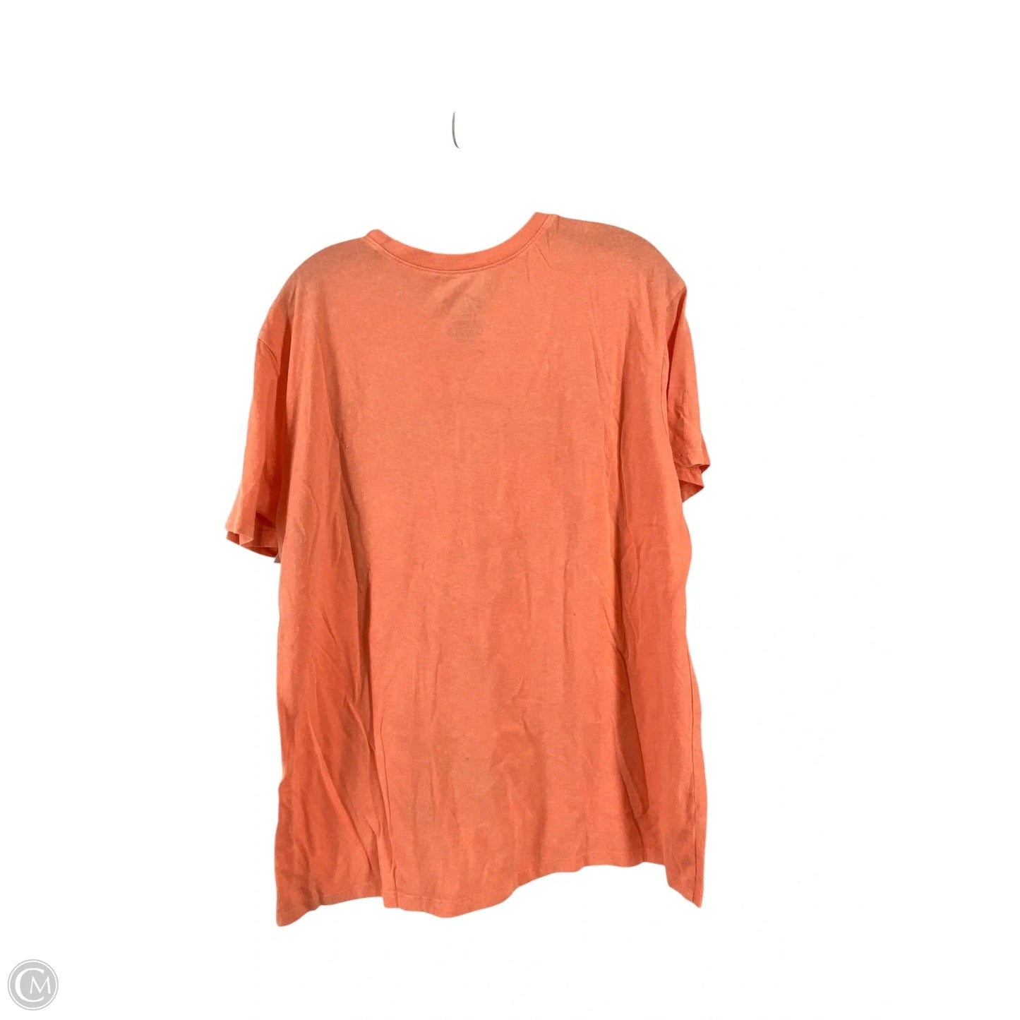 Top Short Sleeve Basic By Cmc In Coral, Size: L