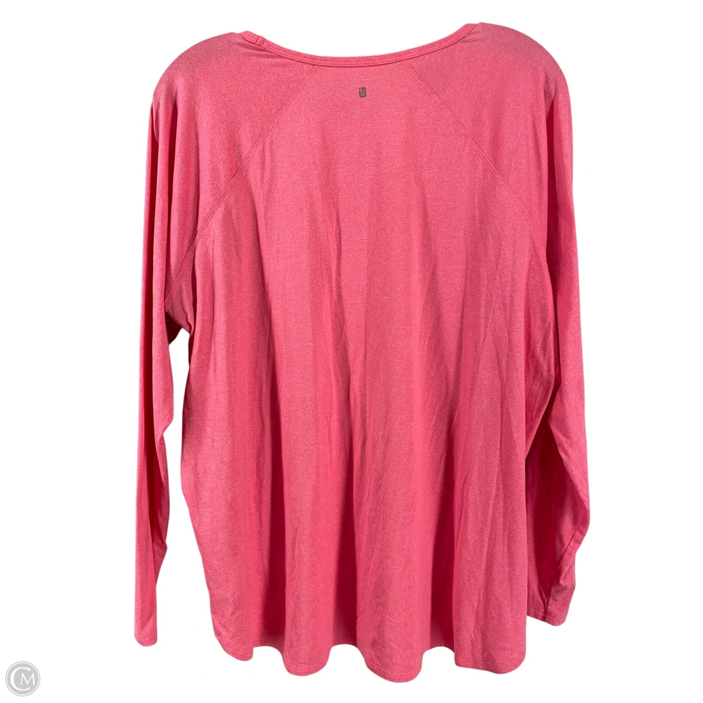 Athletic Top Long Sleeve Crewneck By Ideology In Pink, Size: 1x