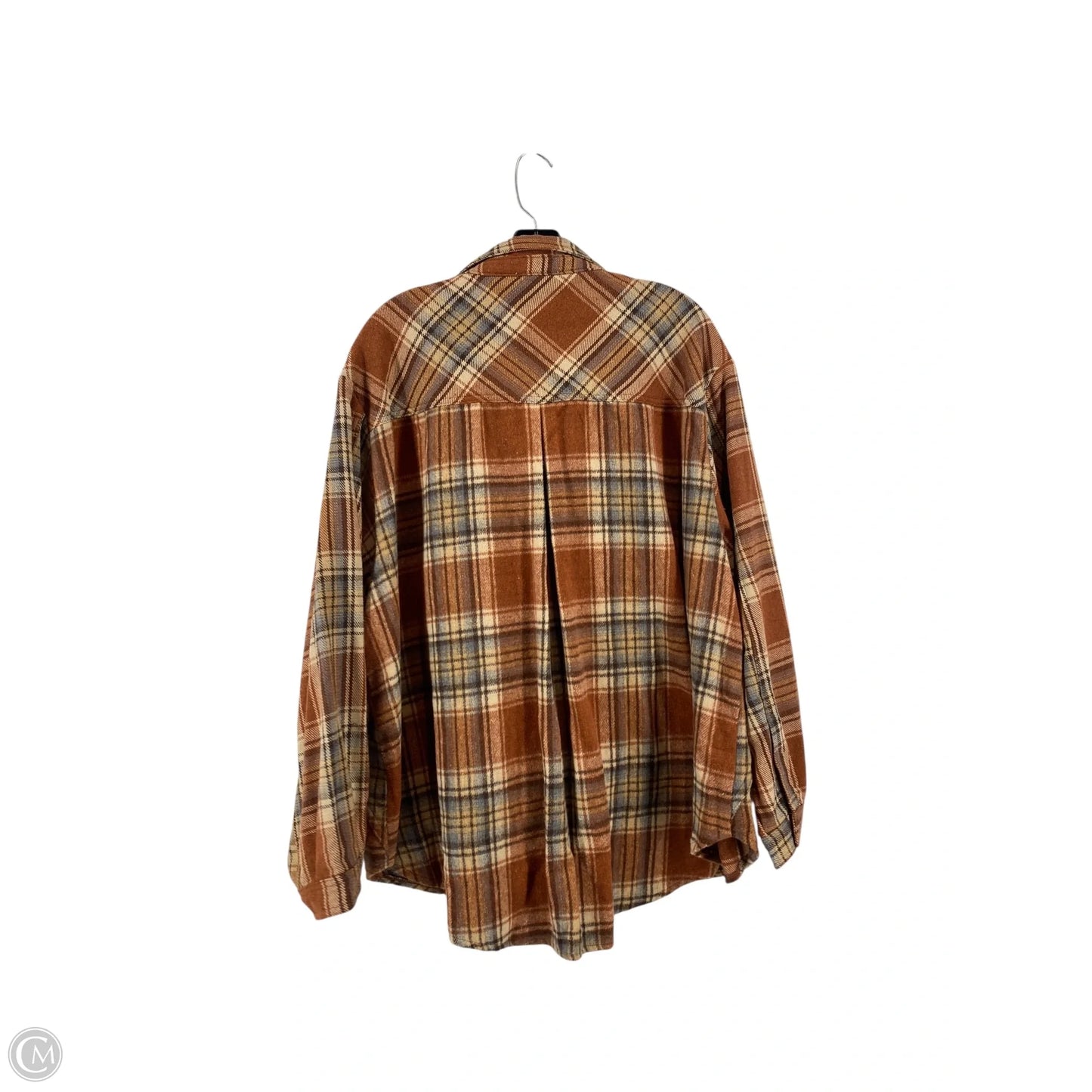 Jacket Shirt By Umgee In Brown, Size: Xl