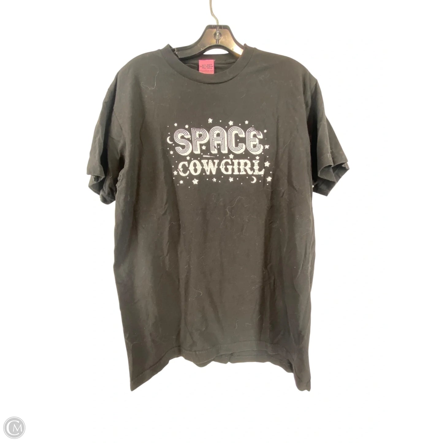 Top Short Sleeve Basic By Cmc In Black, Size: L