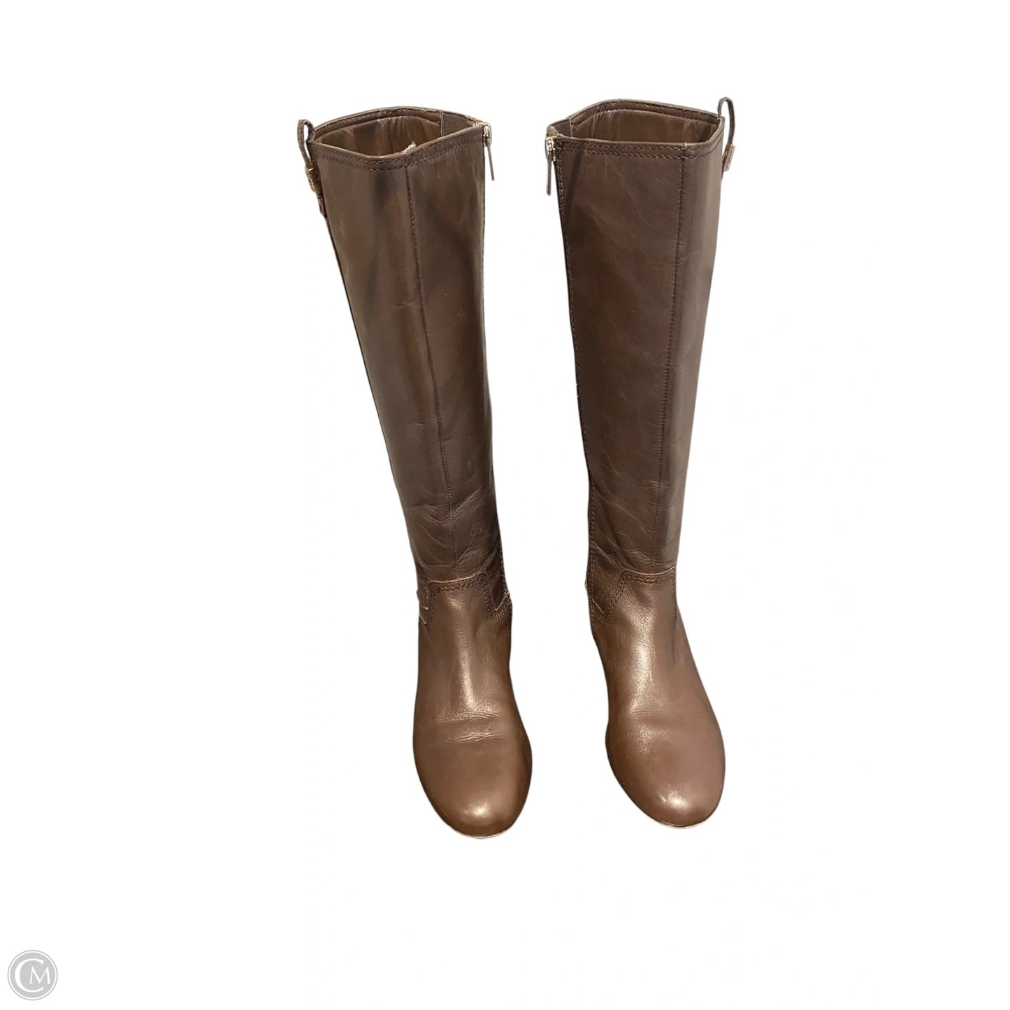 Boots Knee Flats By Anne Klein In Brown, Size: 9