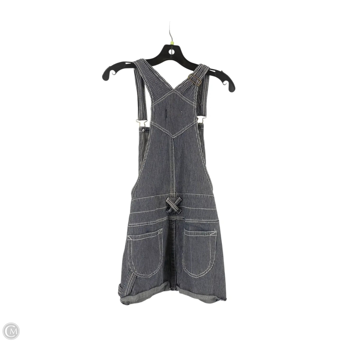 Romper By London Jean In Black & Blue, Size: S