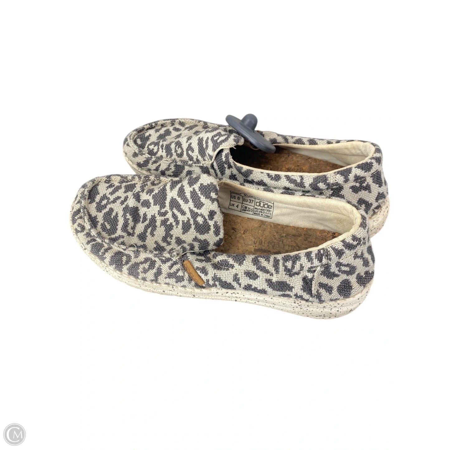 Shoes Sneakers By Hey Dude In Animal Print, Size: 6