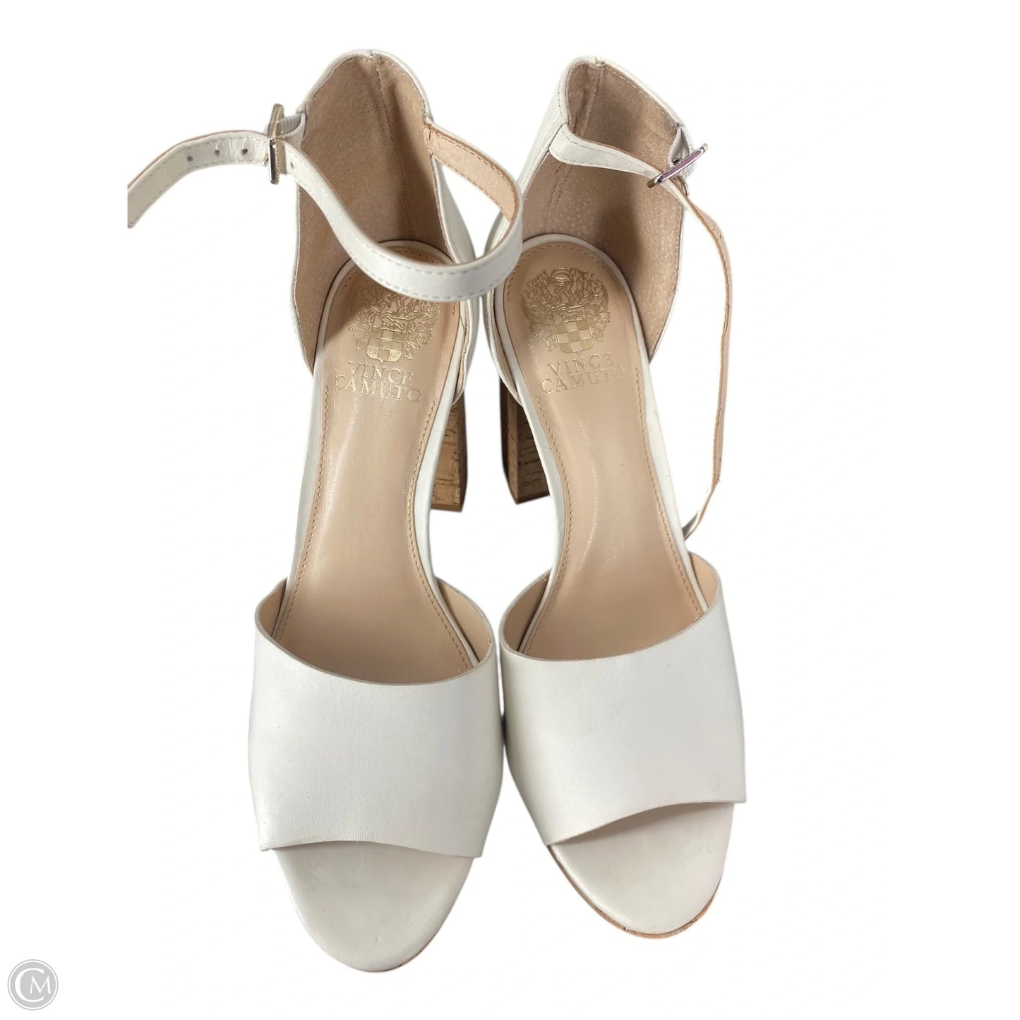 Shoes Heels Block By Vince Camuto In White, Size: 10