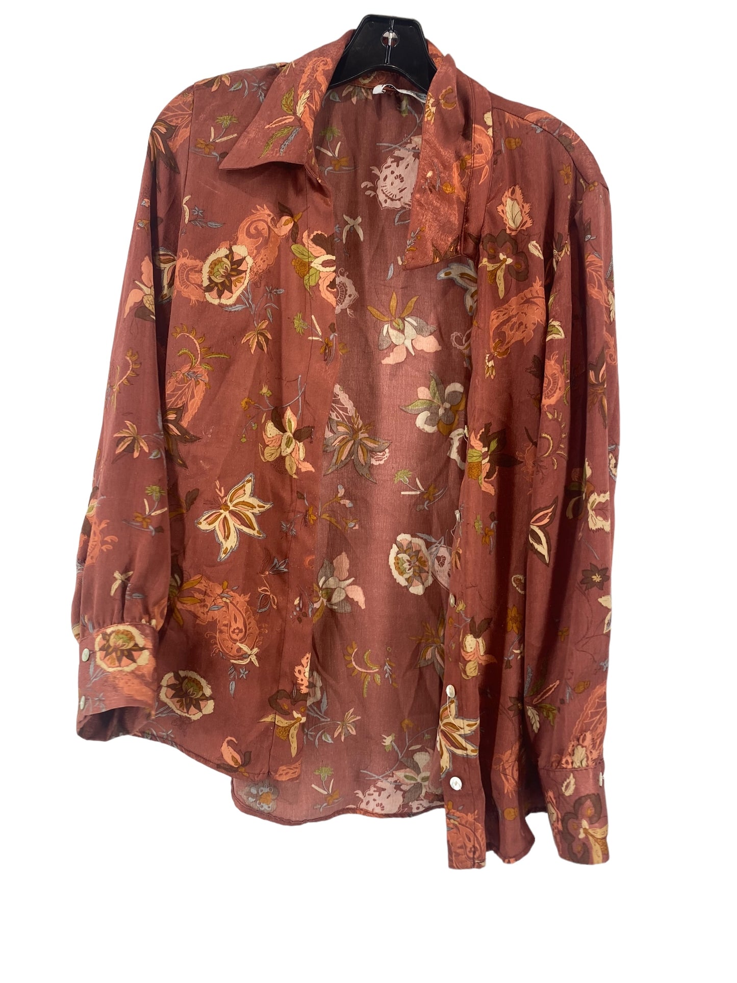 Top Long Sleeve By Zara Size: M