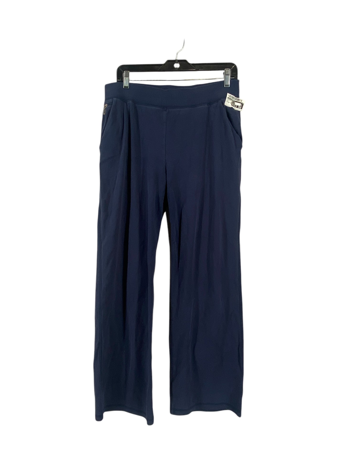 Athletic Pants By Liz Claiborne In Navy, Size: M