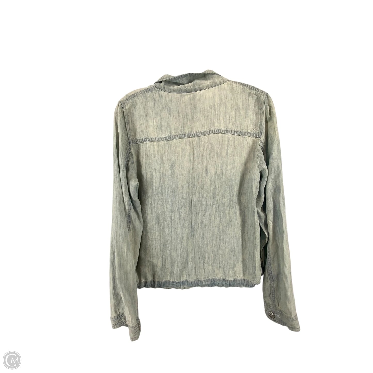 Top Long Sleeve By Chicos In Blue Denim, Size: 0