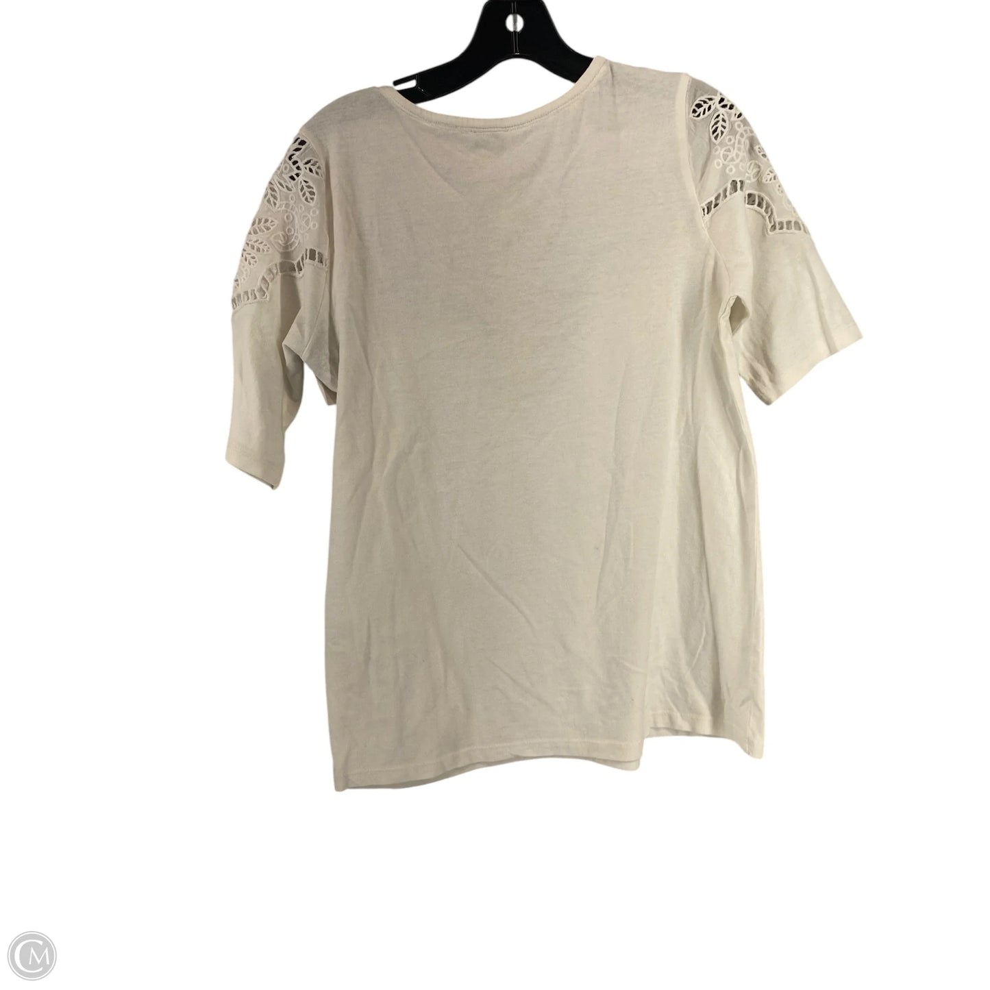 Top Short Sleeve By Sundance In White, Size: Xs