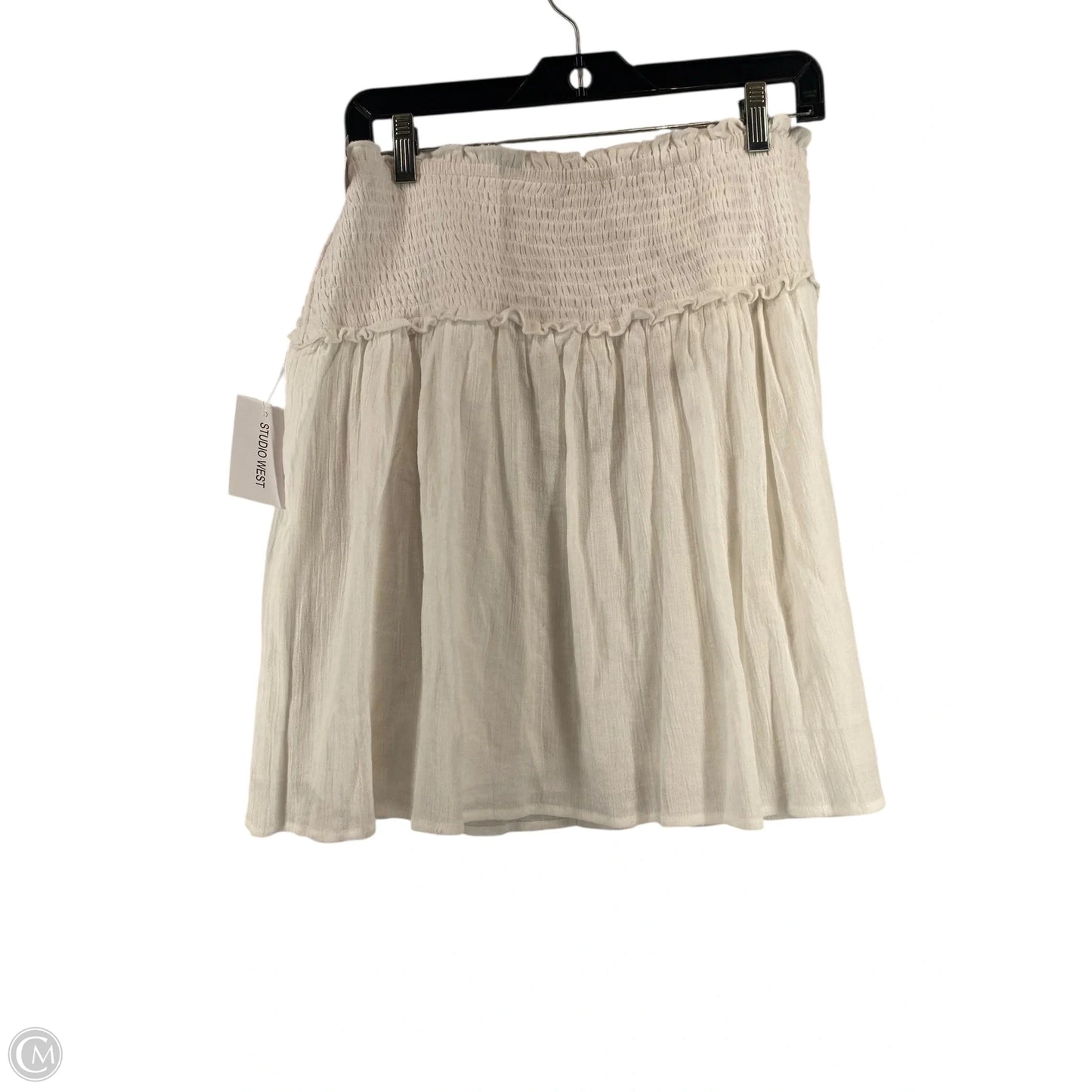 Skirt Mini & Short By Studio West In White, Size: M