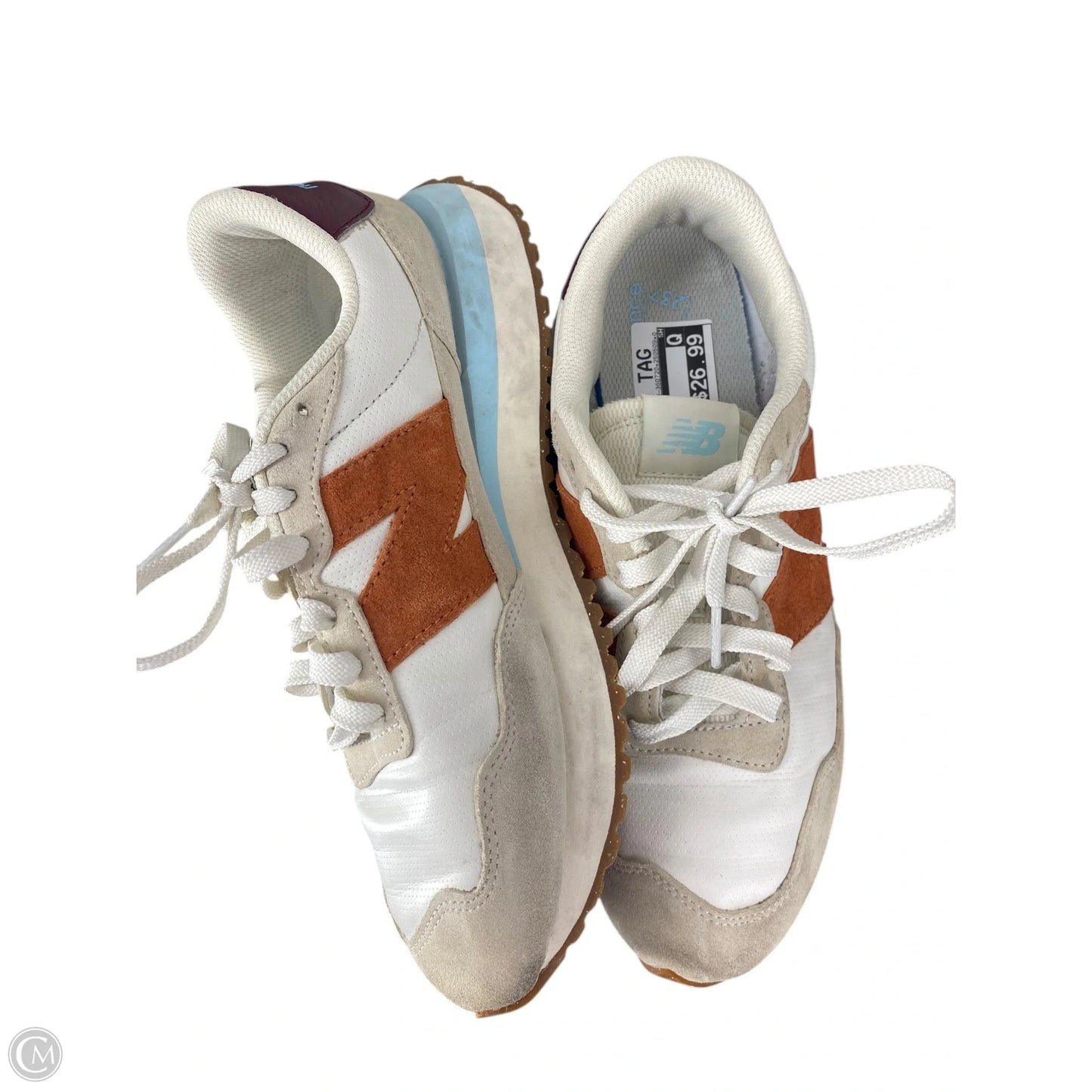 Shoes Athletic By New Balance In White, Size: 9.5