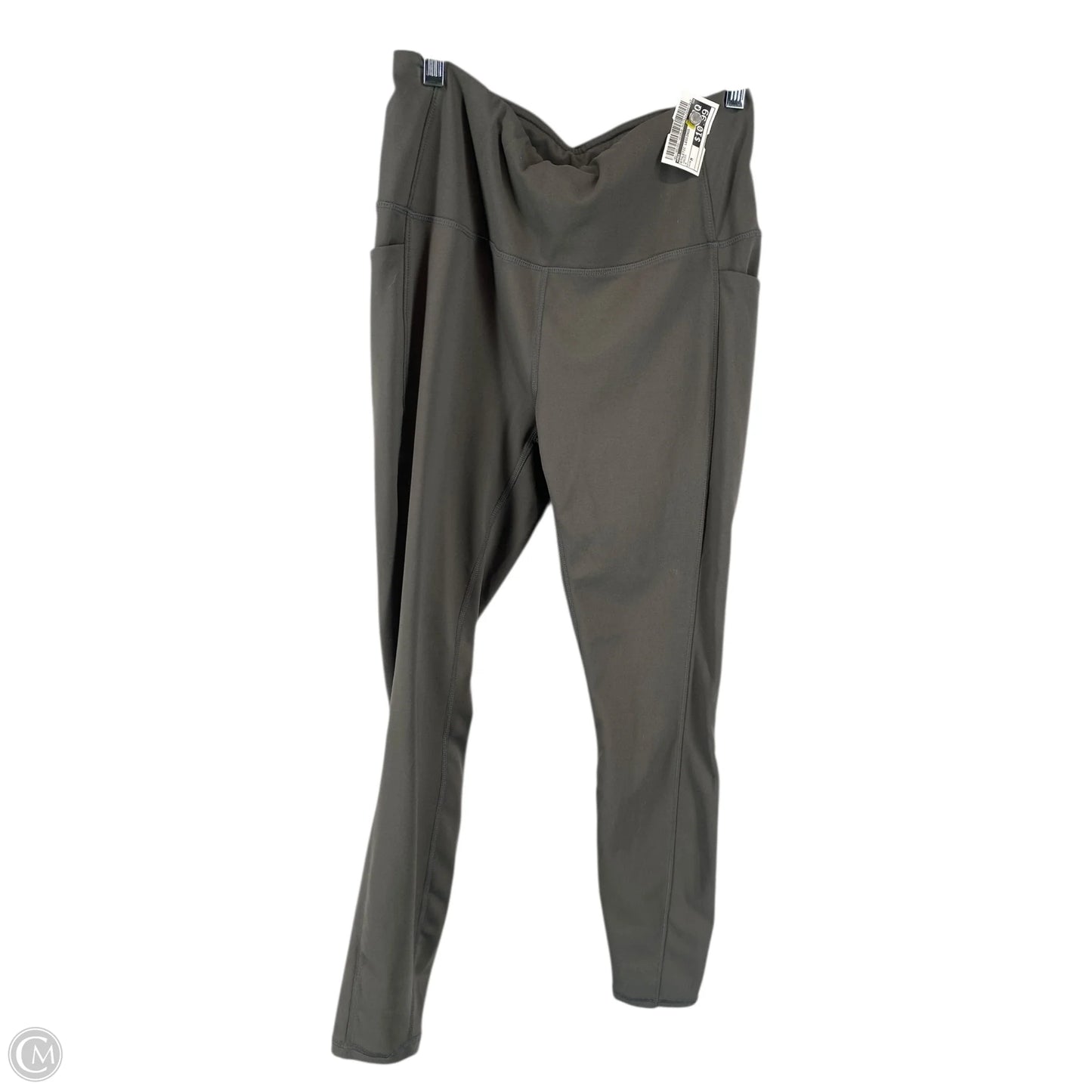 Athletic Leggings By Rbx In Green, Size: M