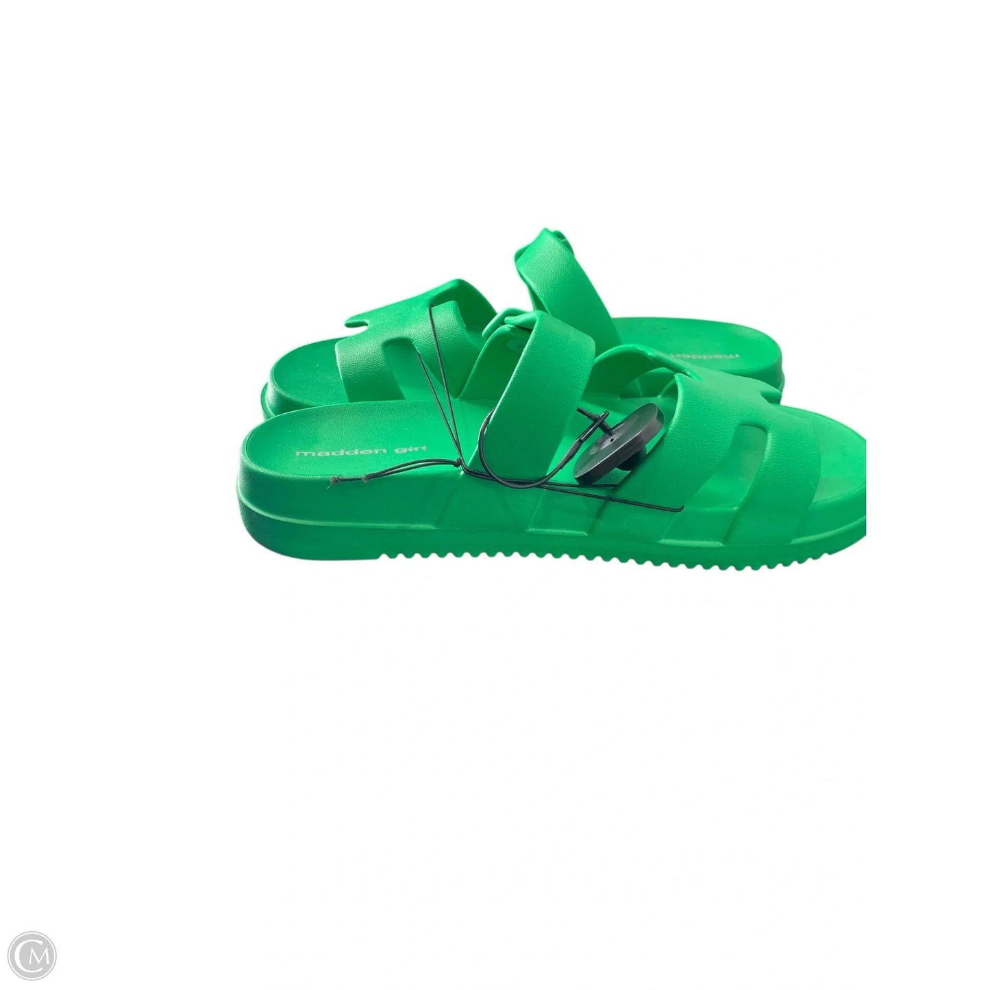 Sandals Flats By Madden Girl In Green, Size: 10