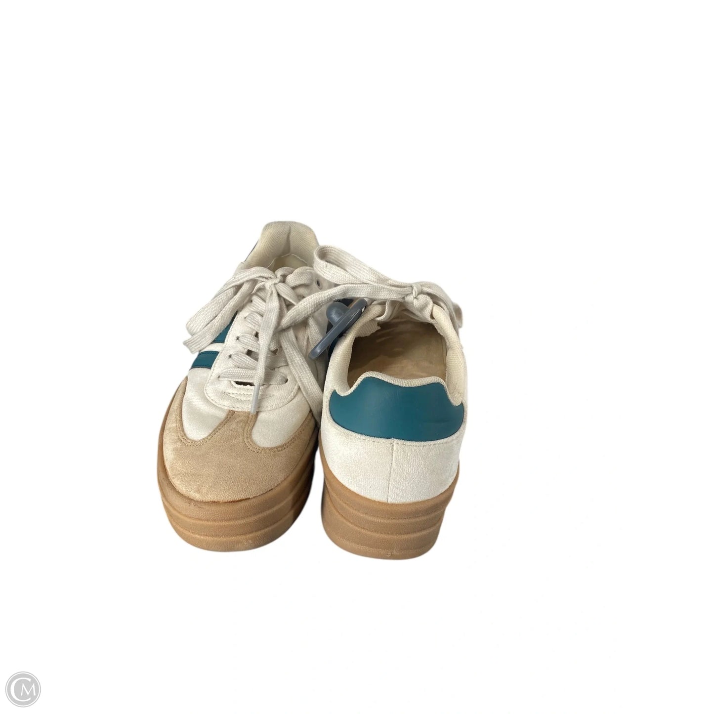 Shoes Sneakers By Cmc In Tan & White, Size: 10