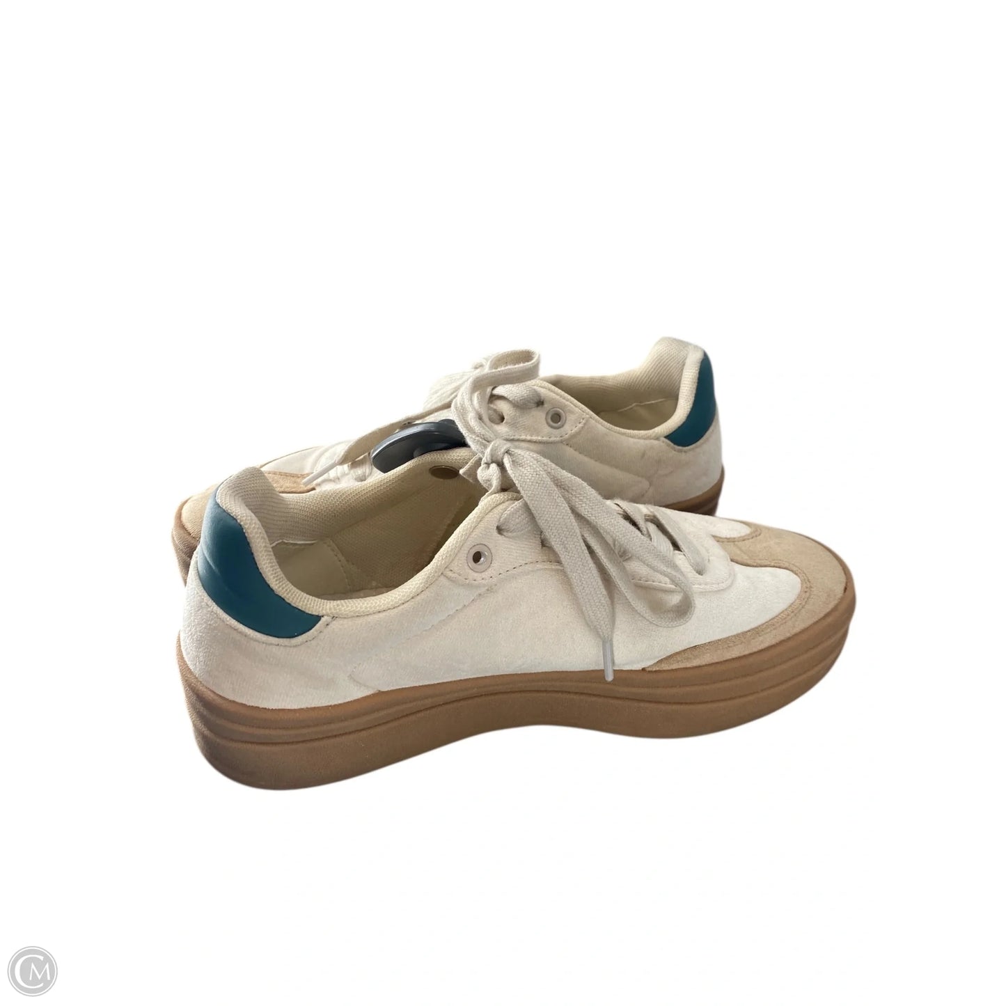 Shoes Sneakers By Cmc In Tan & White, Size: 10