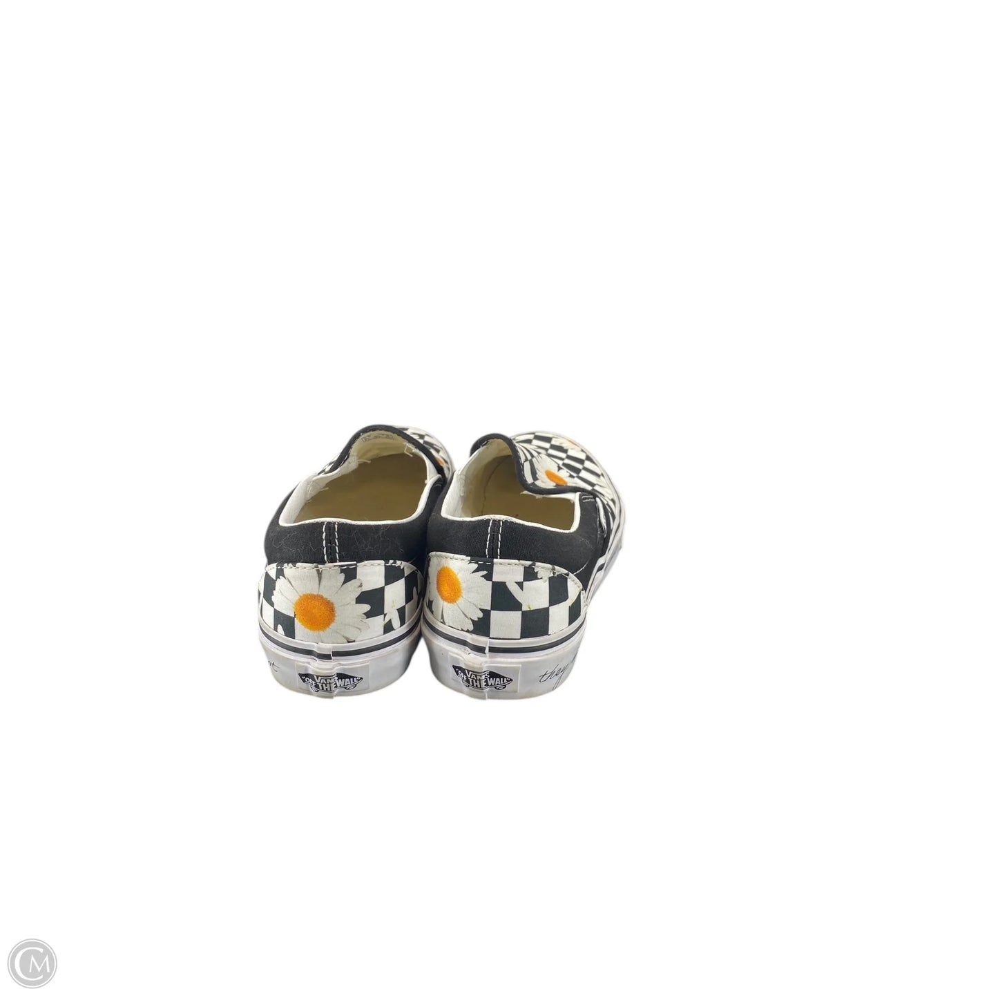 Shoes Flats By Vans In Checkered Pattern, Size: 5.5