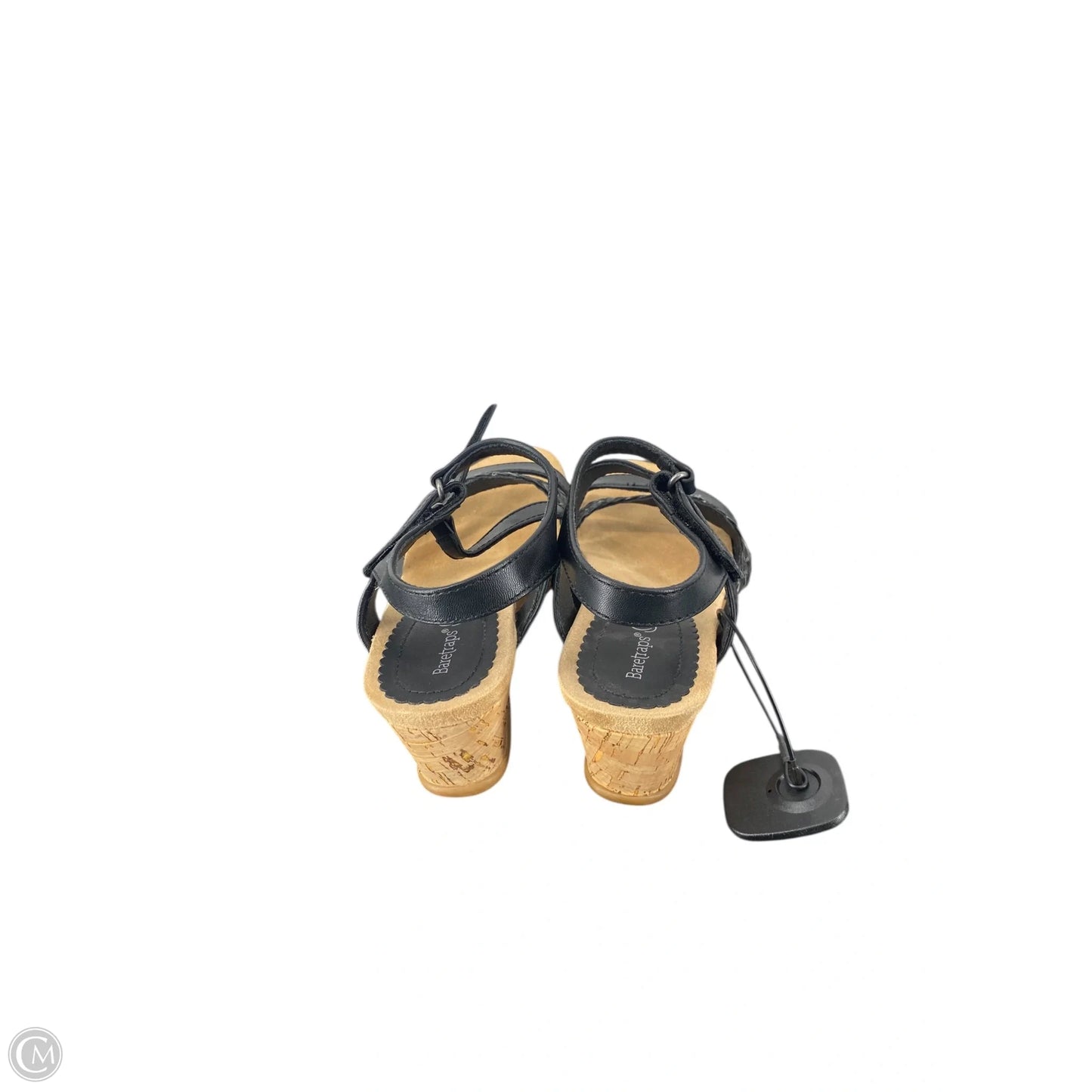 Sandals Heels Wedge By Bare Traps In Black, Size: 7