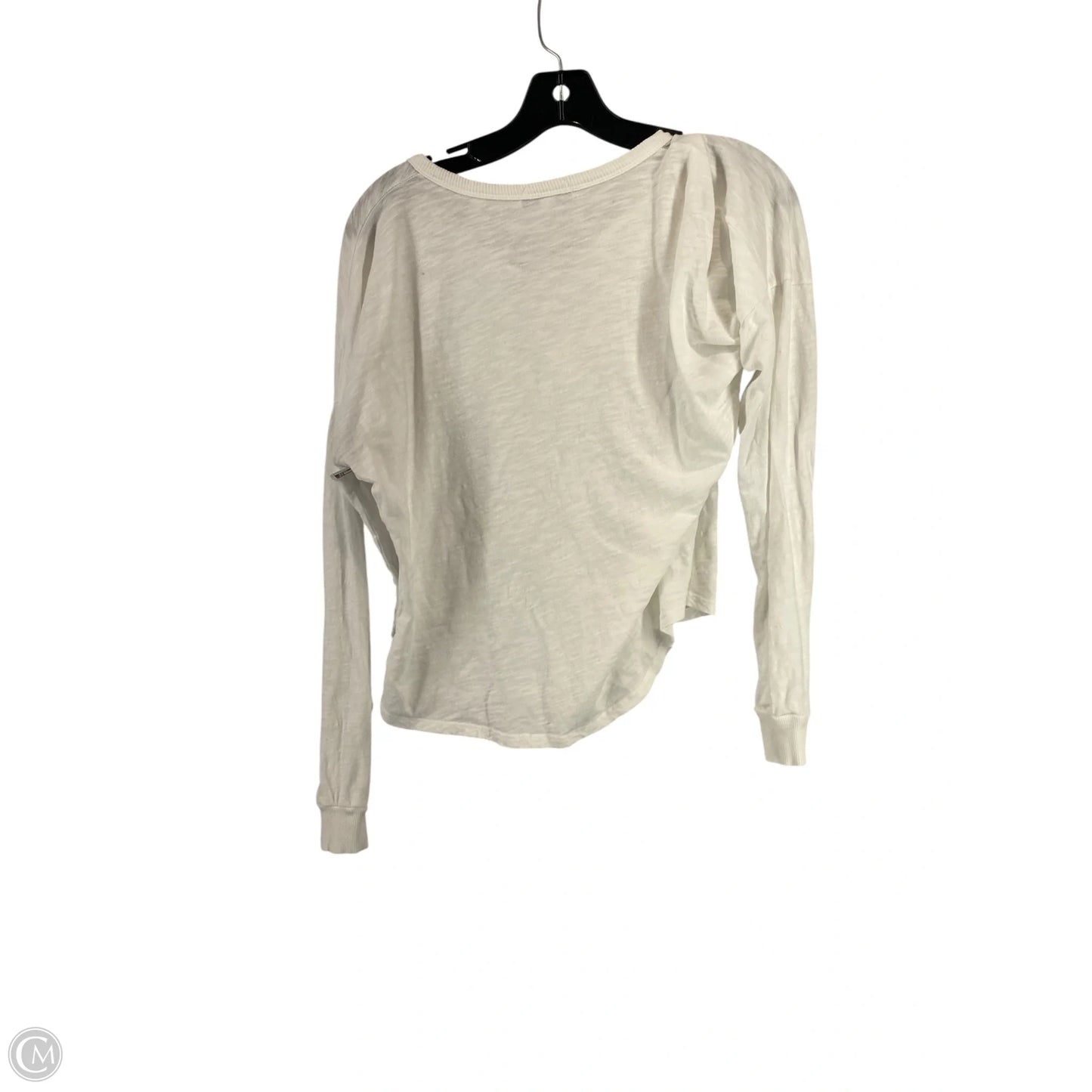 Top Long Sleeve By Evereve In White, Size: S
