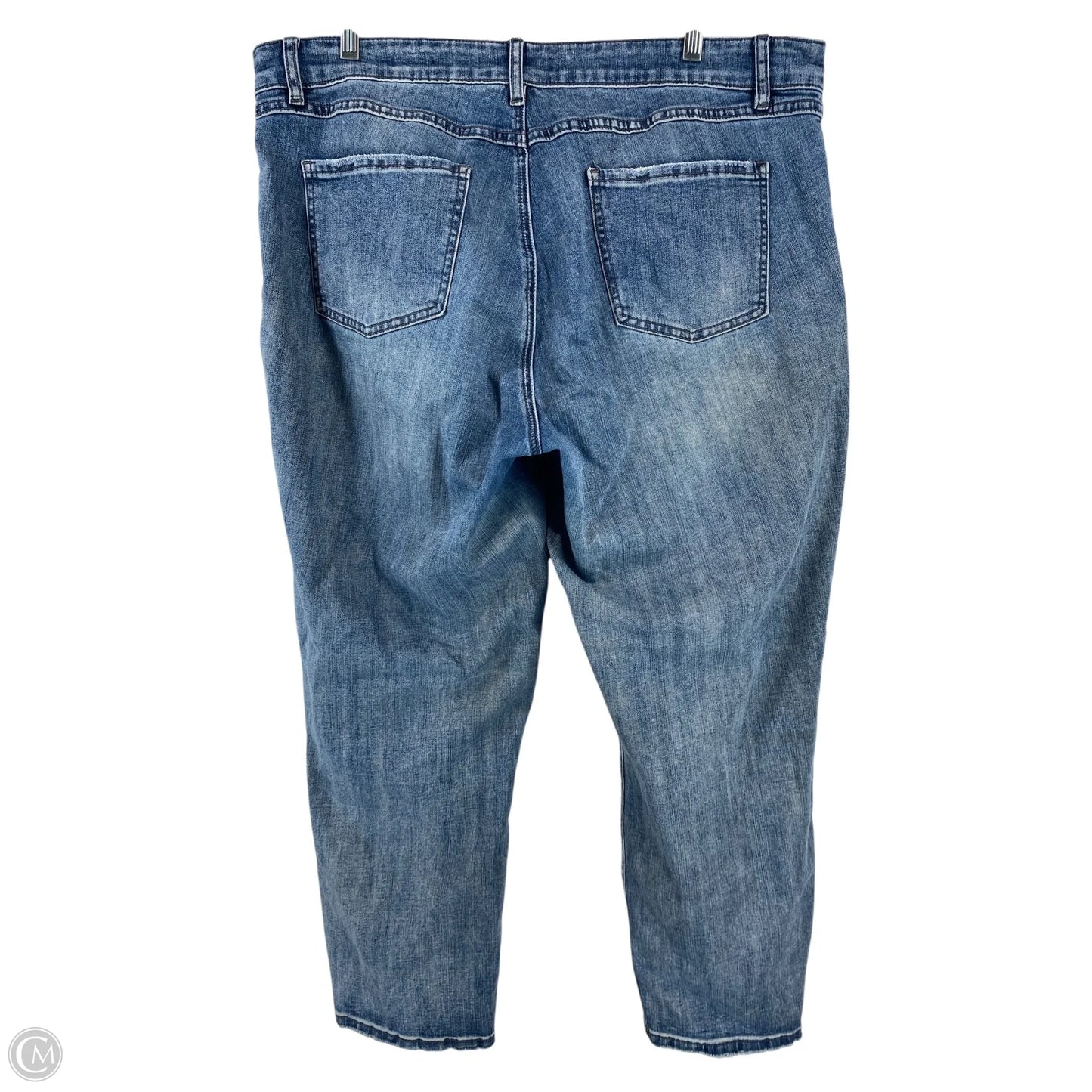 Jeans Straight By French Dressing In Blue Denim, Size: 18