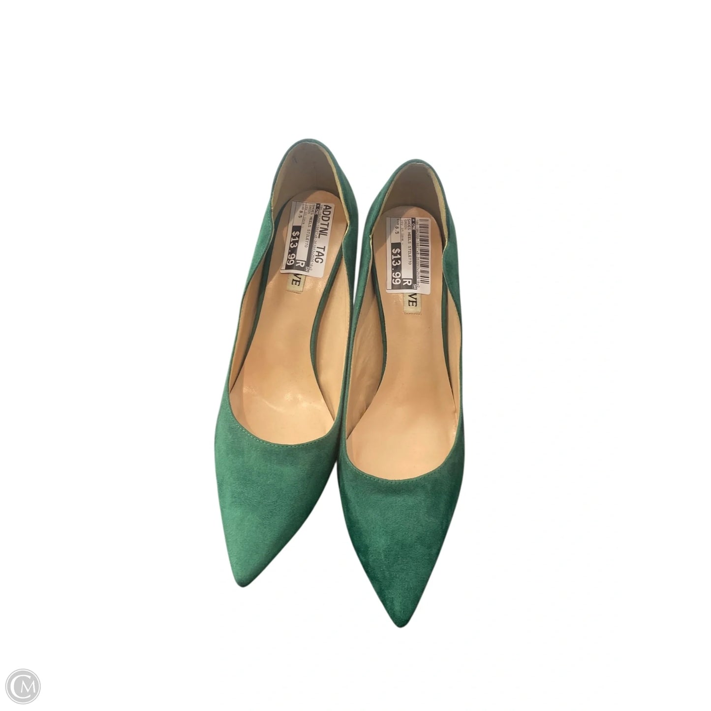 Shoes Heels Stiletto By Cme In Green, Size: 8.5