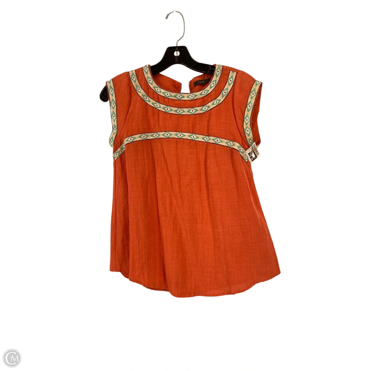 Top Sleeveless By Thml In Orange, Size: Xs