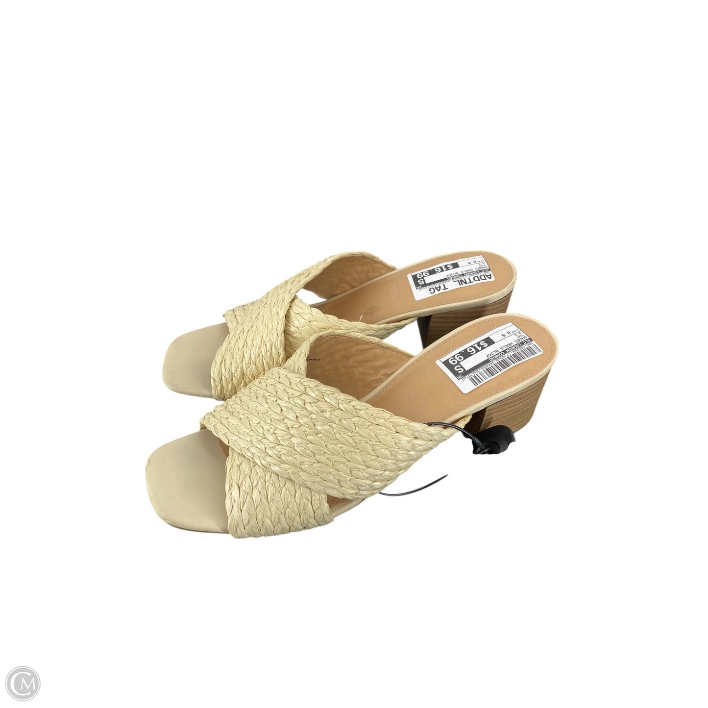 Shoes Heels Block By Lc Lauren Conrad In Tan, Size: 8.5
