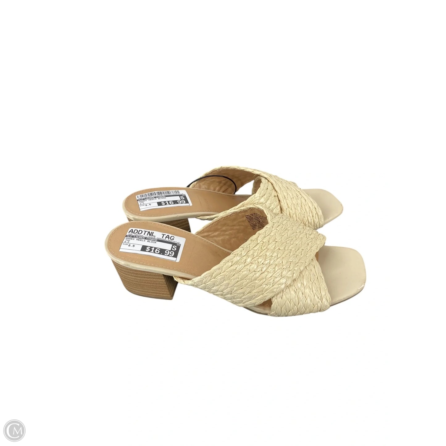 Shoes Heels Block By Lc Lauren Conrad In Tan, Size: 8.5