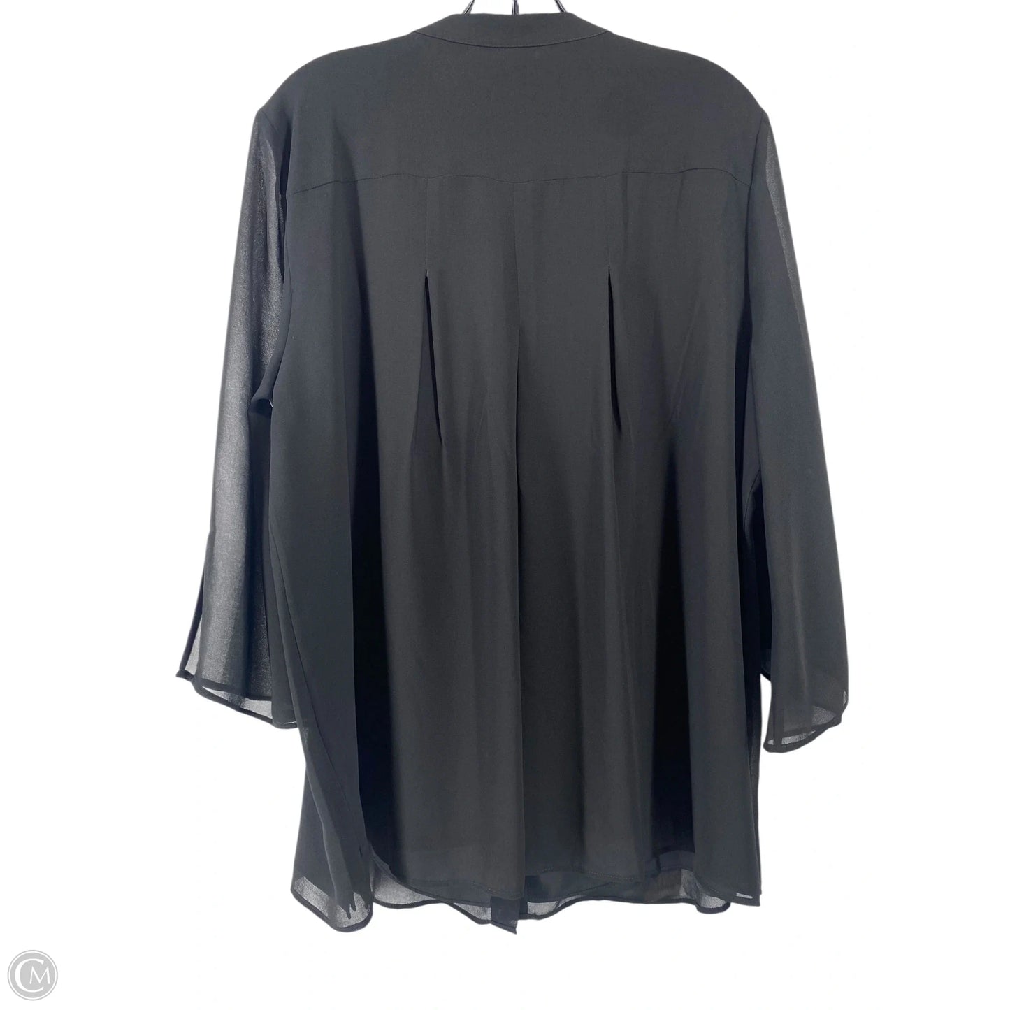 Top Long Sleeve By Chicos In Black, Size: 2