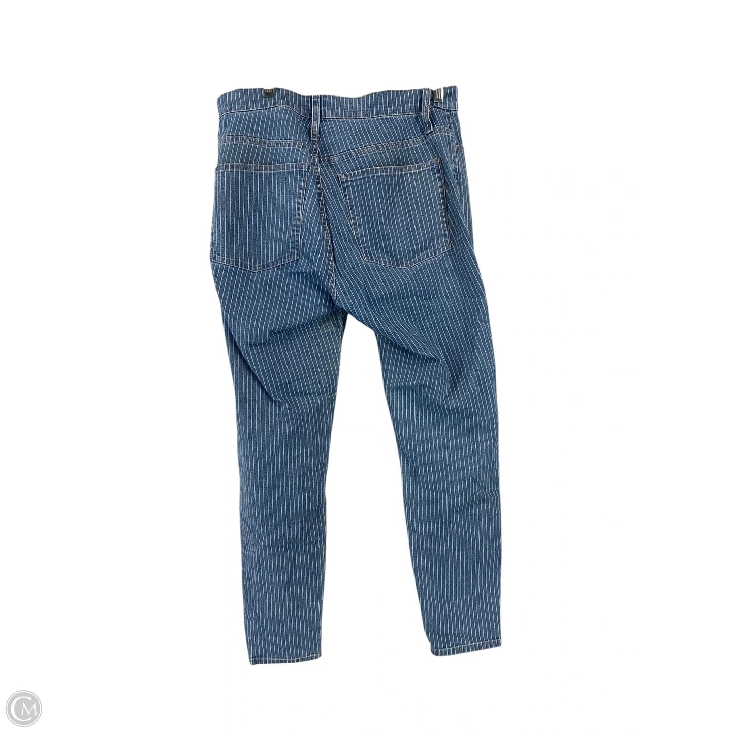 Jeans Straight By J. Crew In Striped Pattern, Size: 8