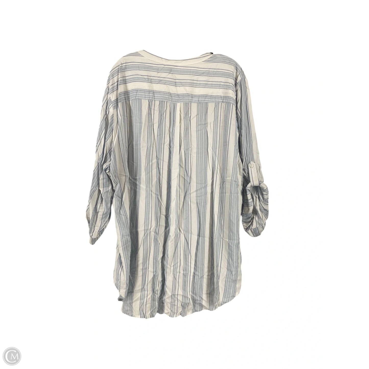 Top 3/4 Sleeve By Torrid In Striped Pattern, Size: 4x