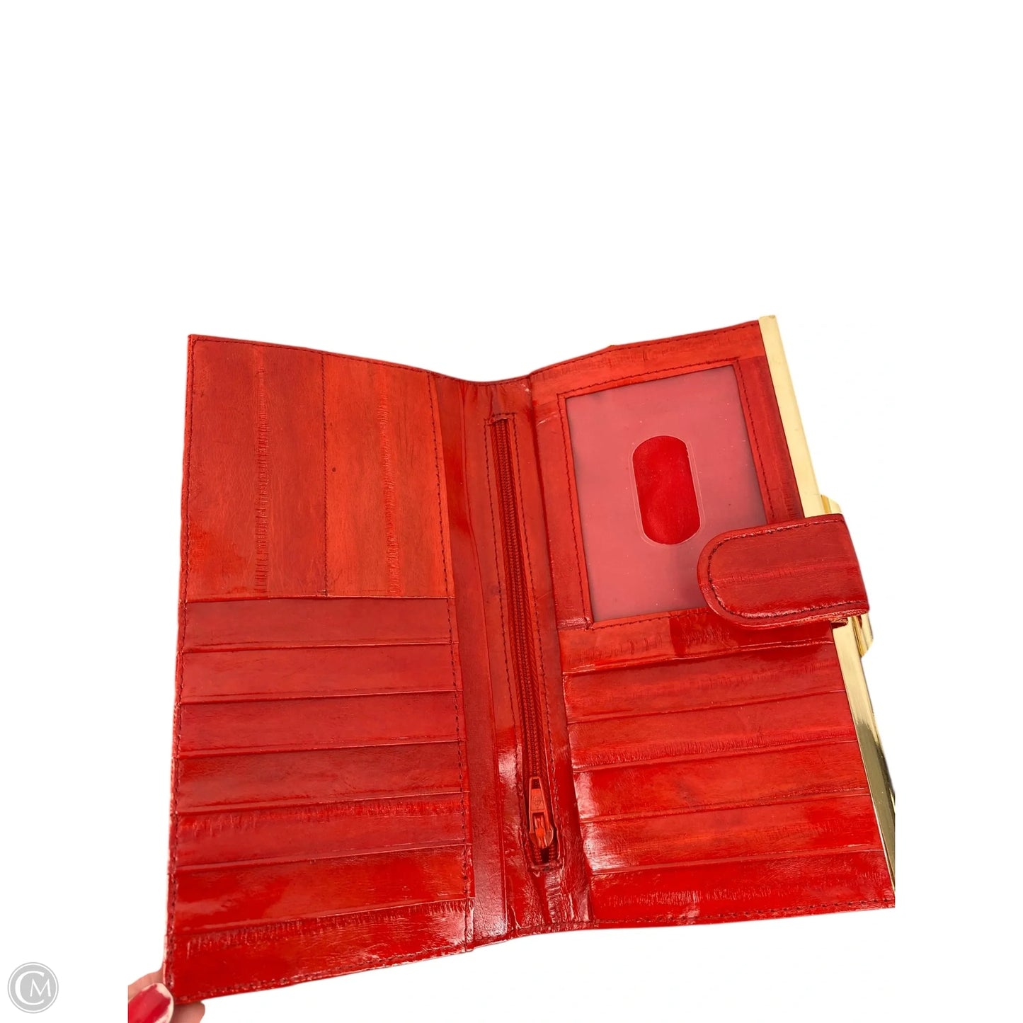 Wallet Leather By Cmb, Size: Large