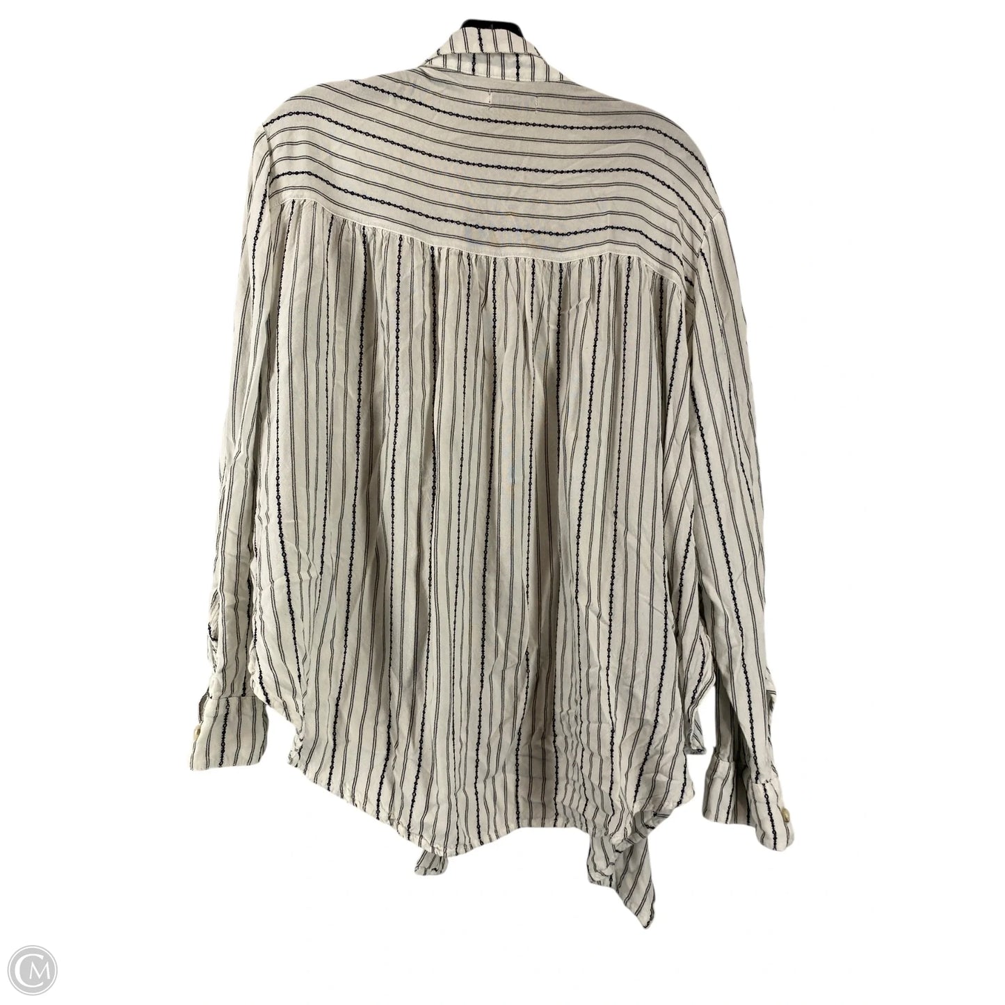Top Long Sleeve By Bdg In Striped Pattern, Size: M