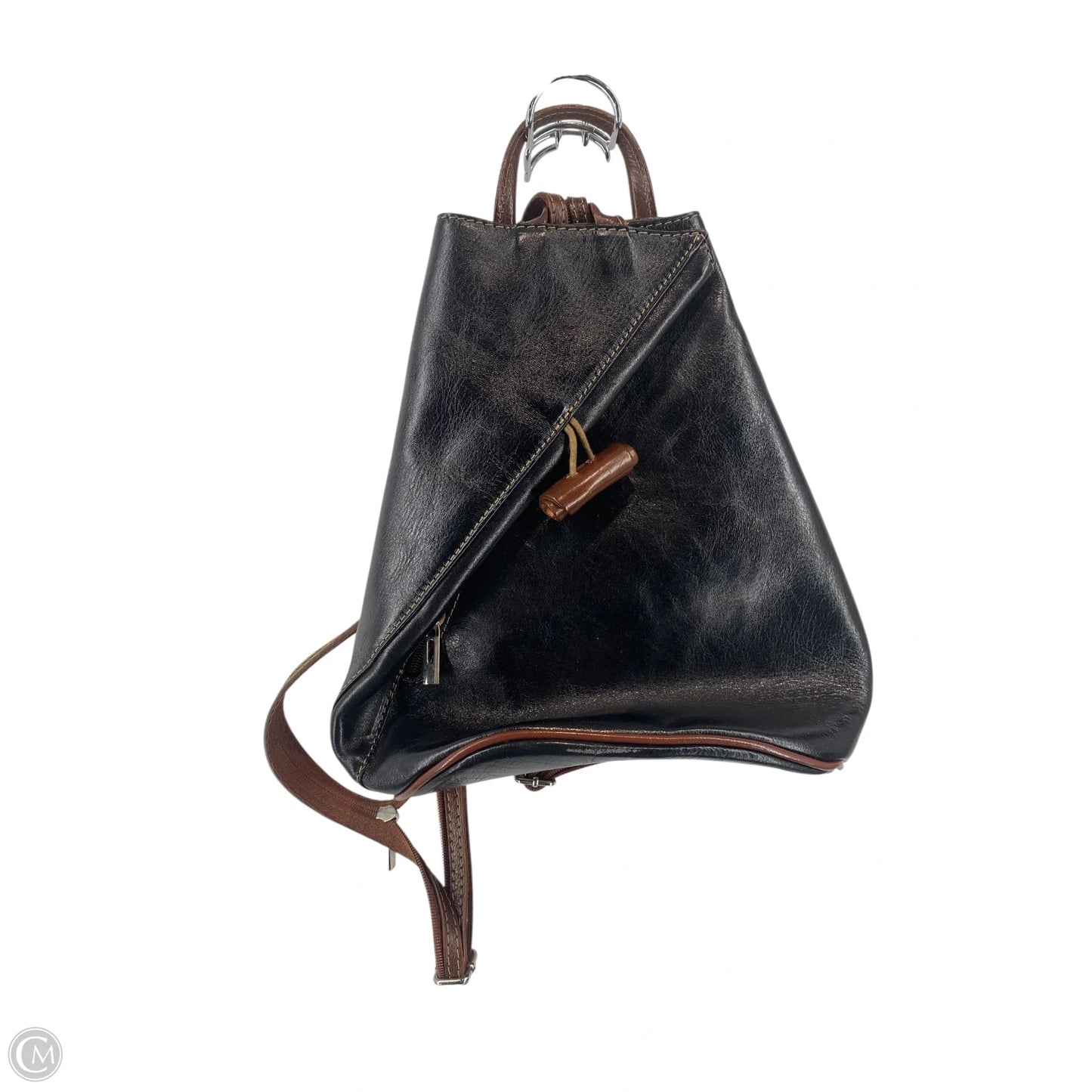 Backpack Leather By Cmb, Size: Medium