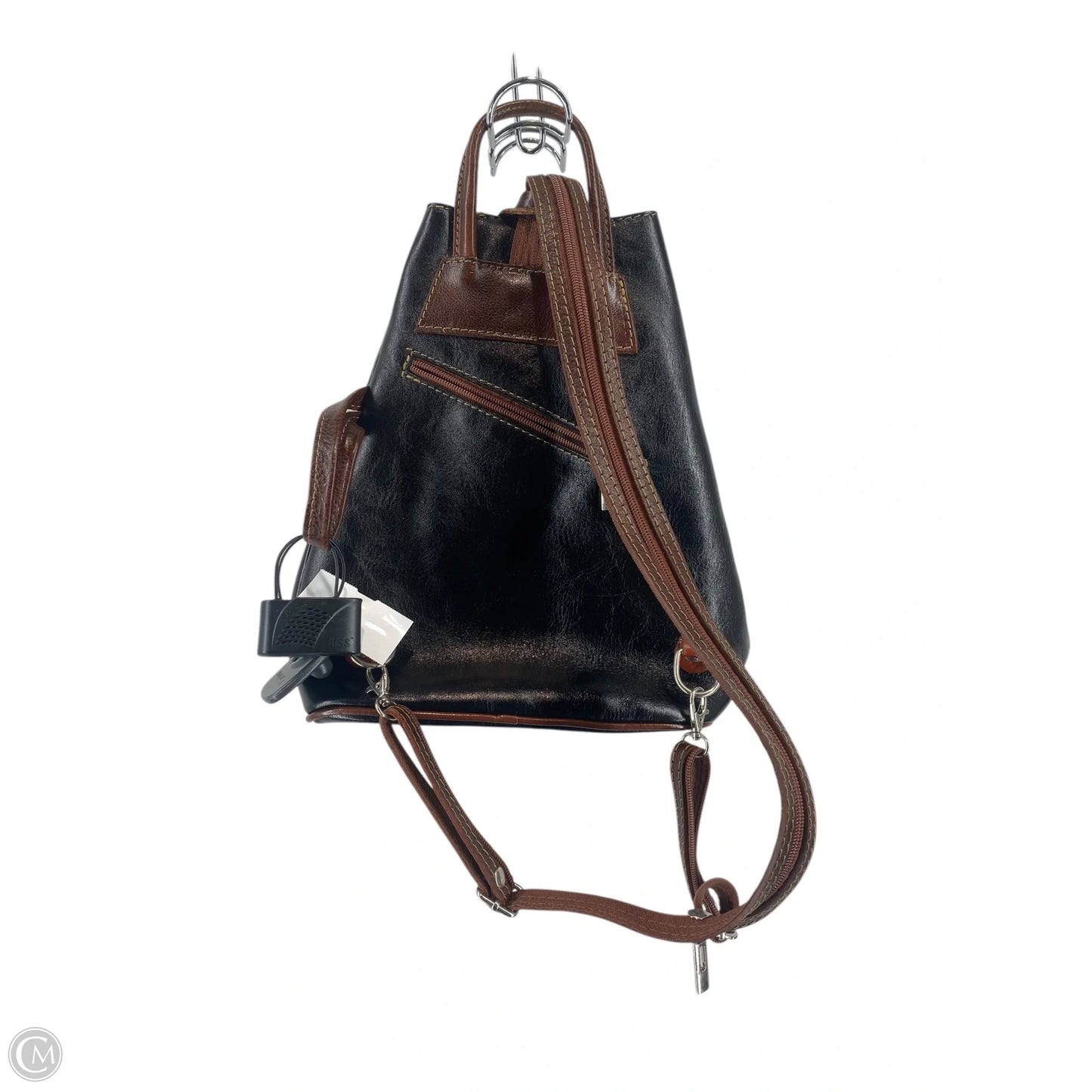 Backpack Leather By Cmb, Size: Medium