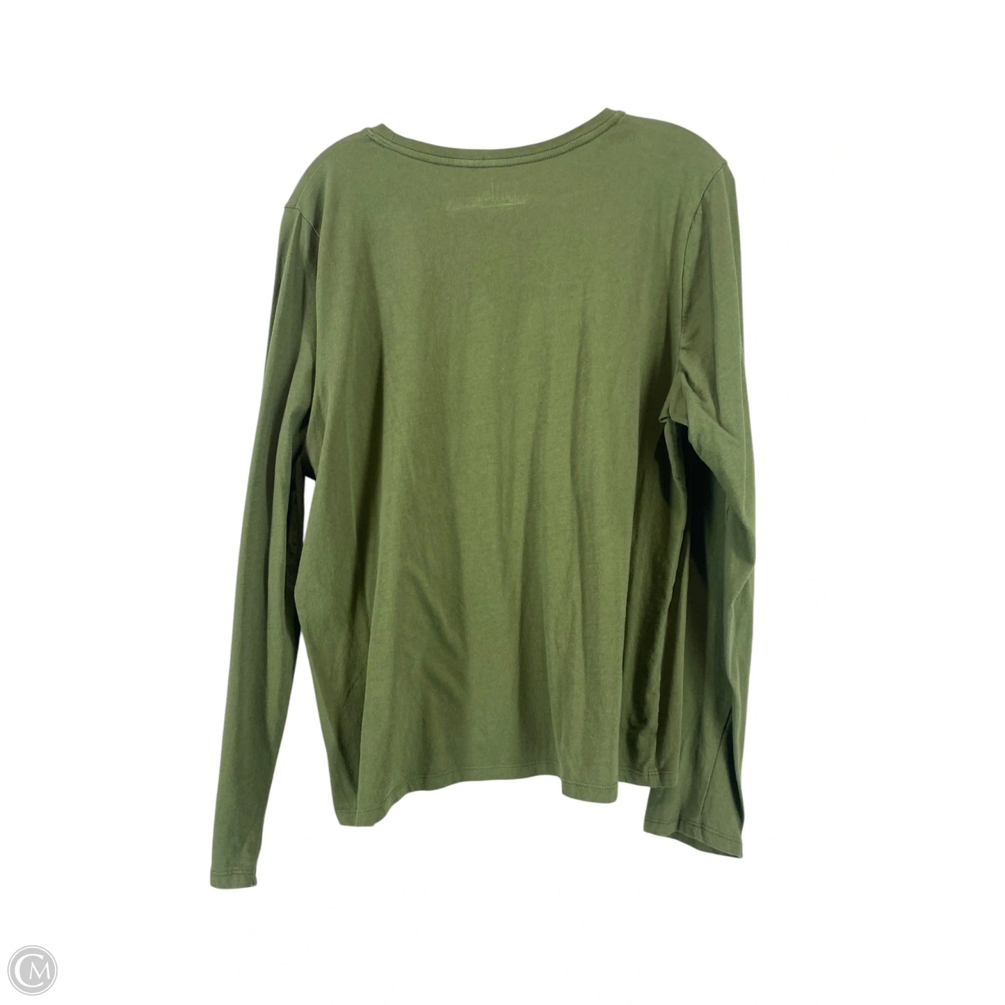 Top Long Sleeve By Time And Tru In Green, Size: Xl