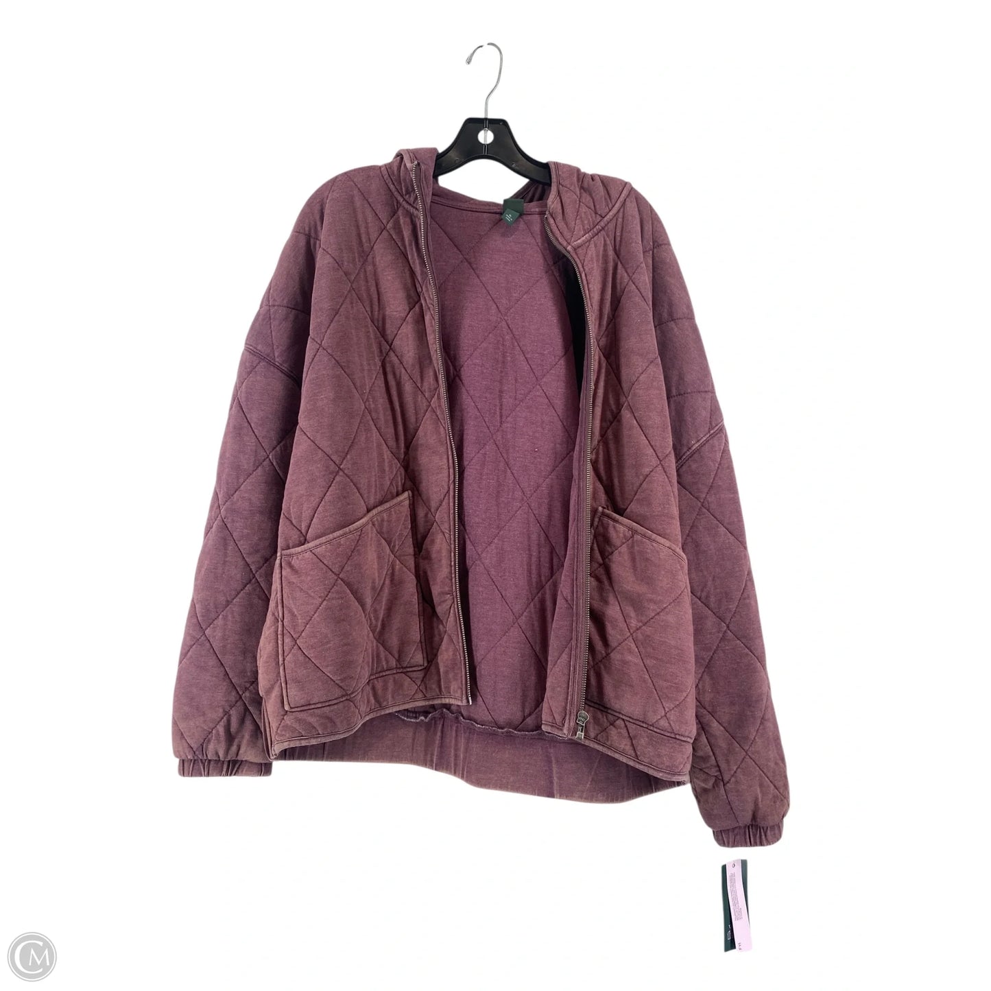 Jacket Puffer & Quilted By Wild Fable In Purple, Size: Xl