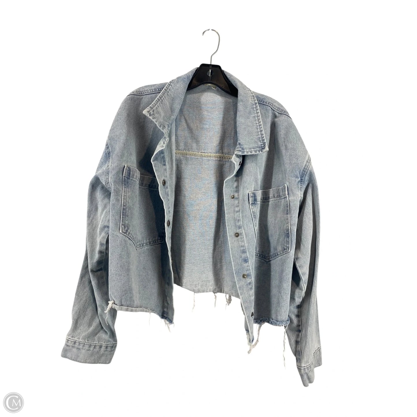 Jacket Denim By Wishlist In Blue Denim, Size: L