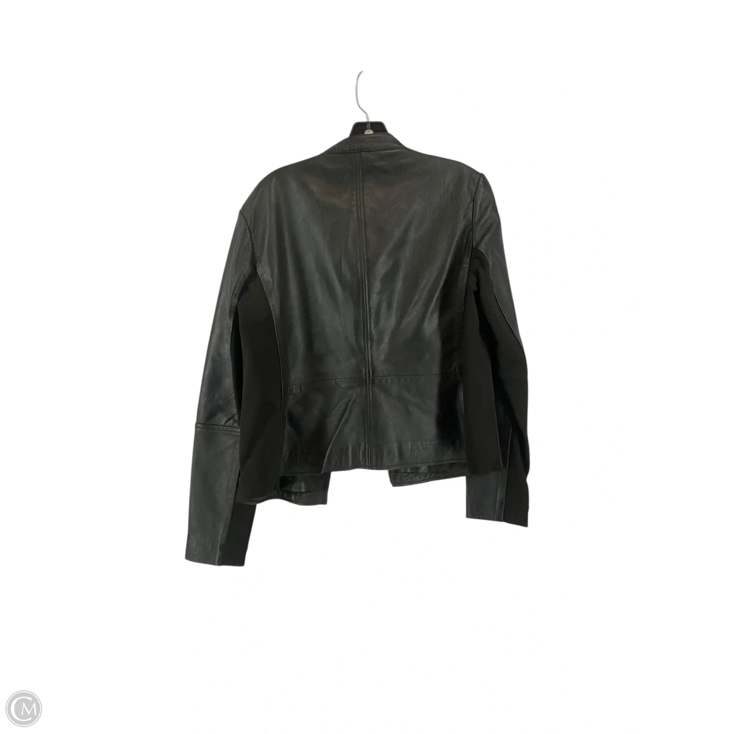 Jacket Leather By Mango In Black, Size: L