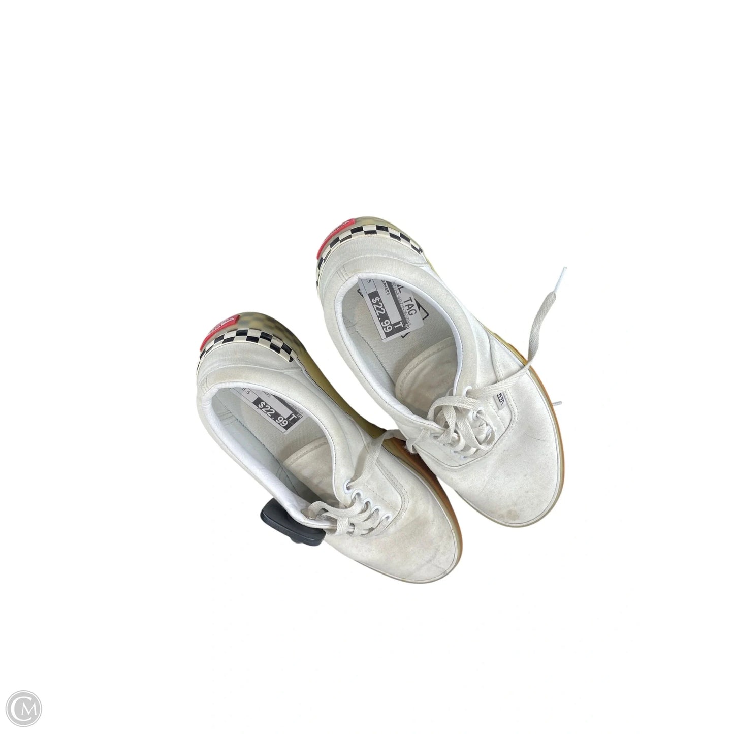 Shoes Sneakers By Vans In White, Size: 8.5