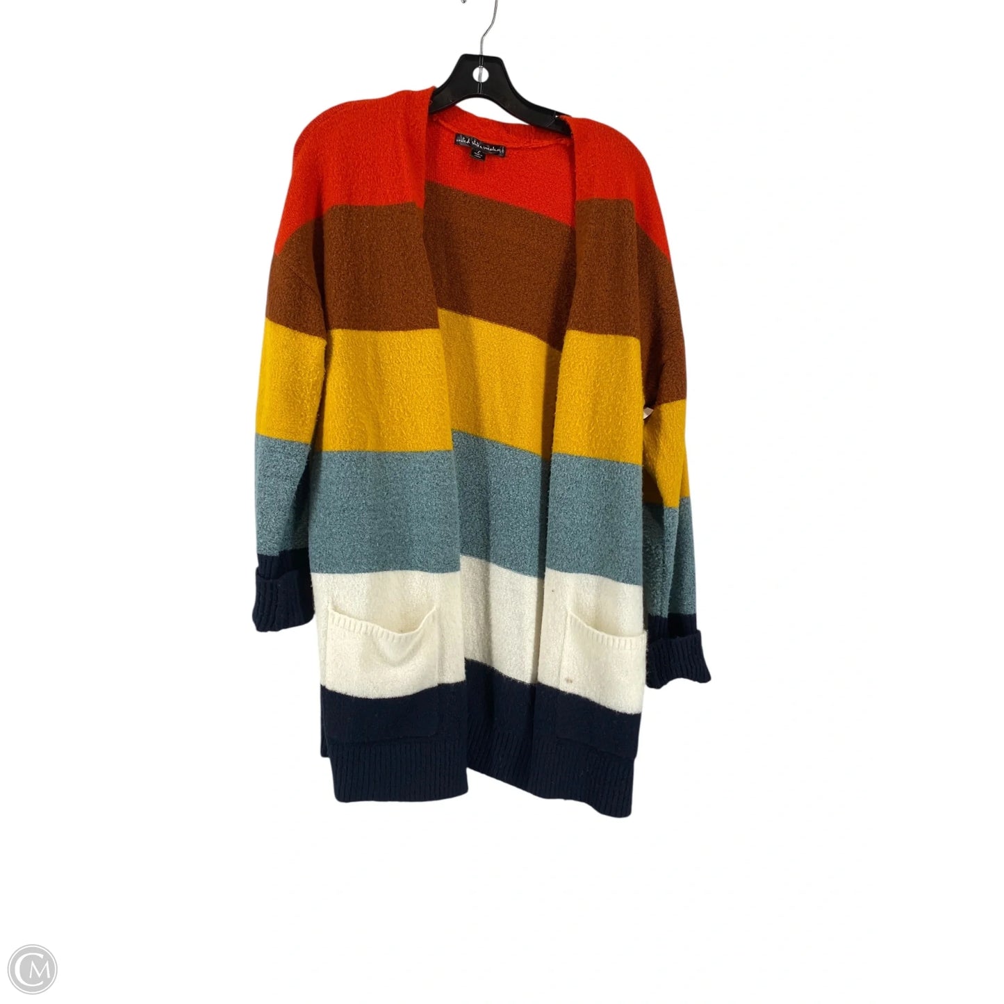 Cardigan By United States Sweaters In Striped Pattern, Size: L