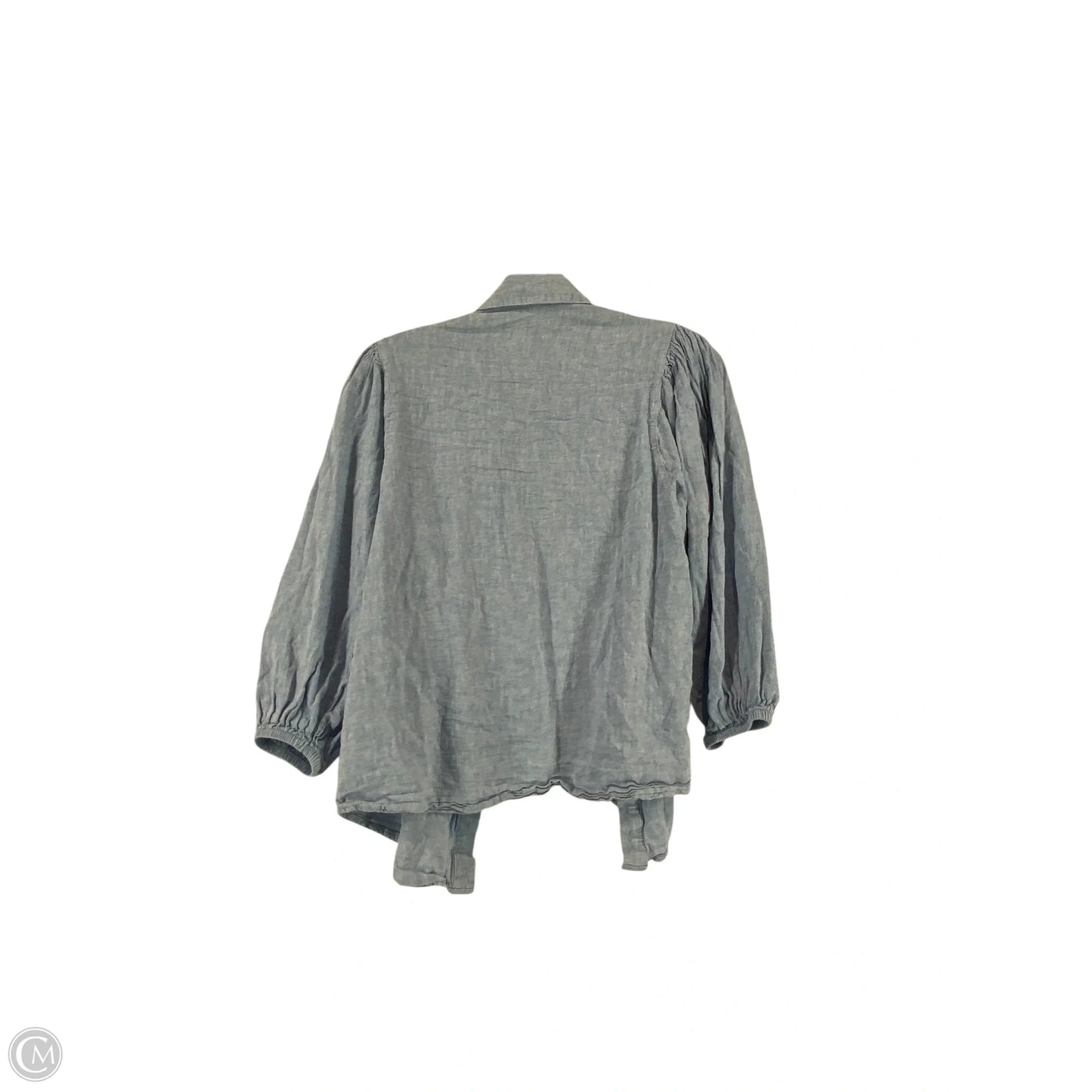 Top Short Sleeve By Beachlunchlounge In Blue Denim, Size: Xs