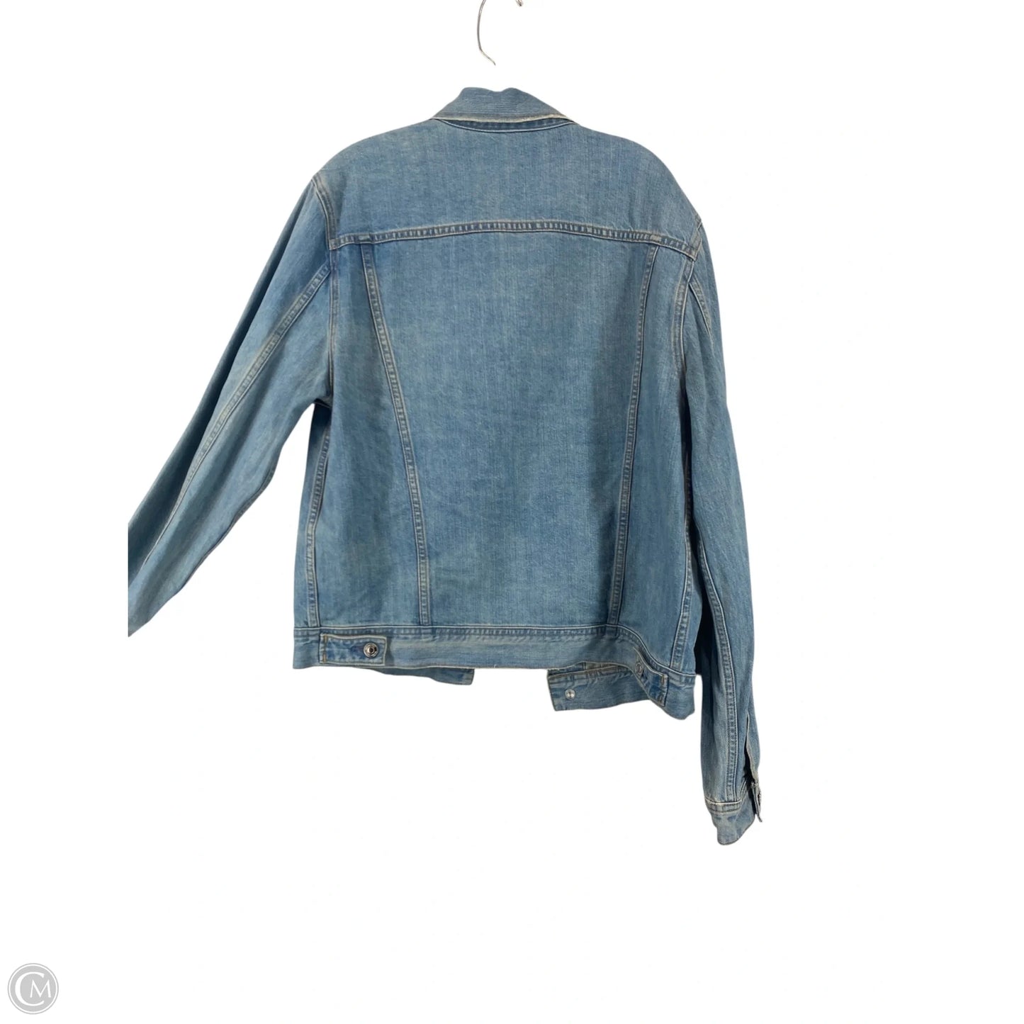 Jacket Denim By Cme In Blue Denim, Size: L