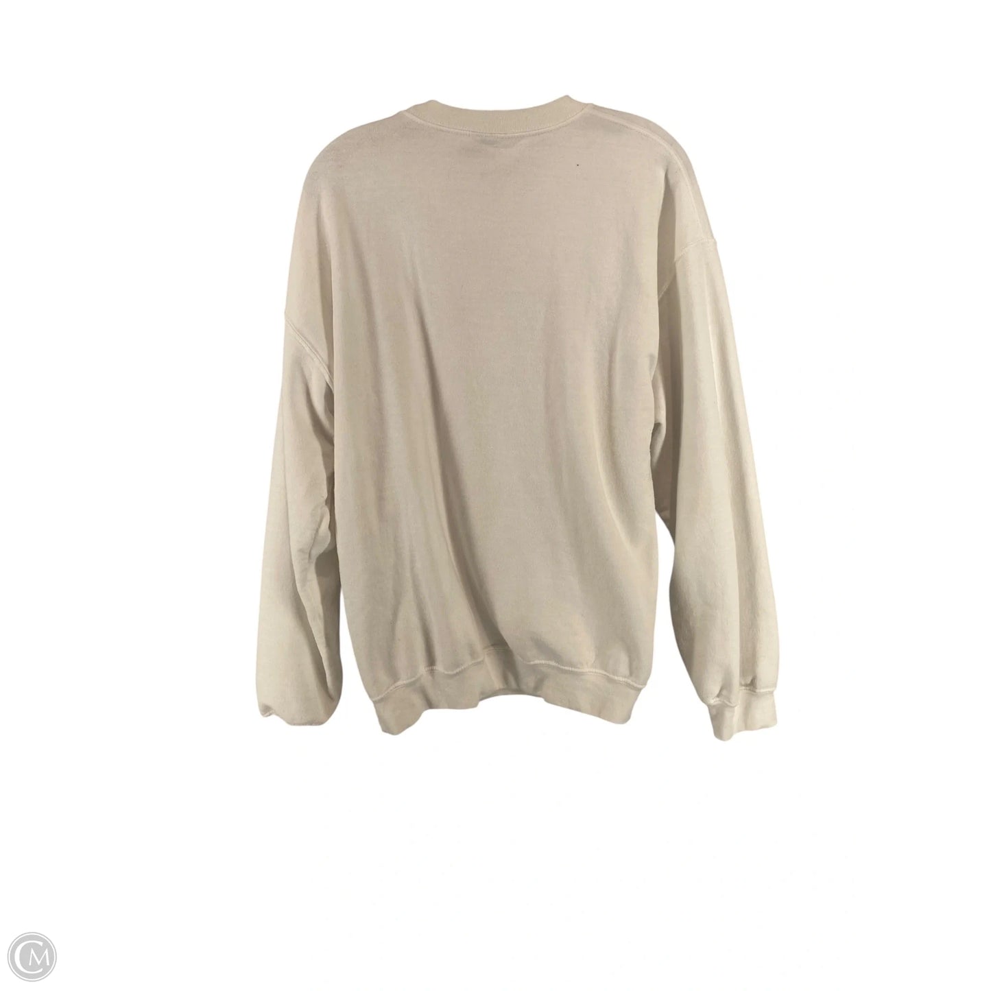 Sweatshirt Crewneck By Cme In White, Size: L