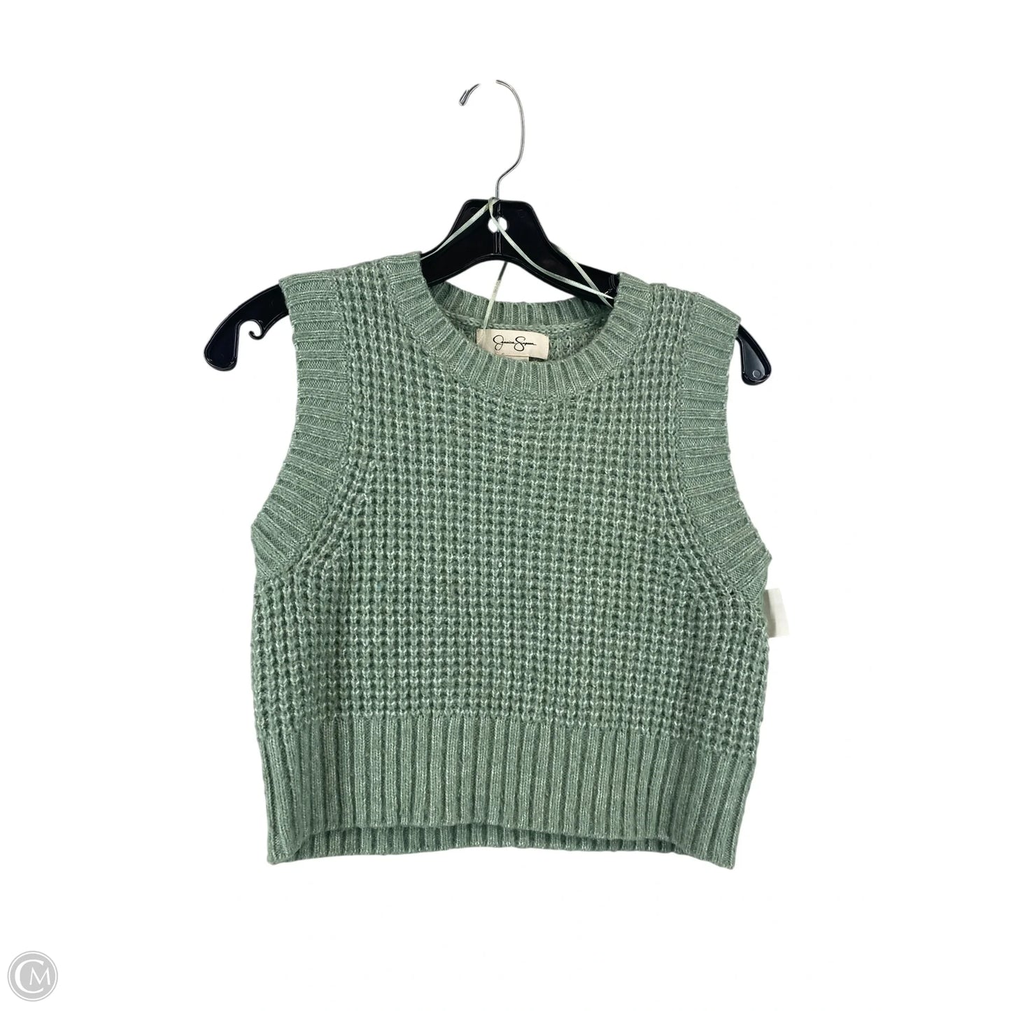 Vest Sweater By Jessica Simpson In Teal, Size: S