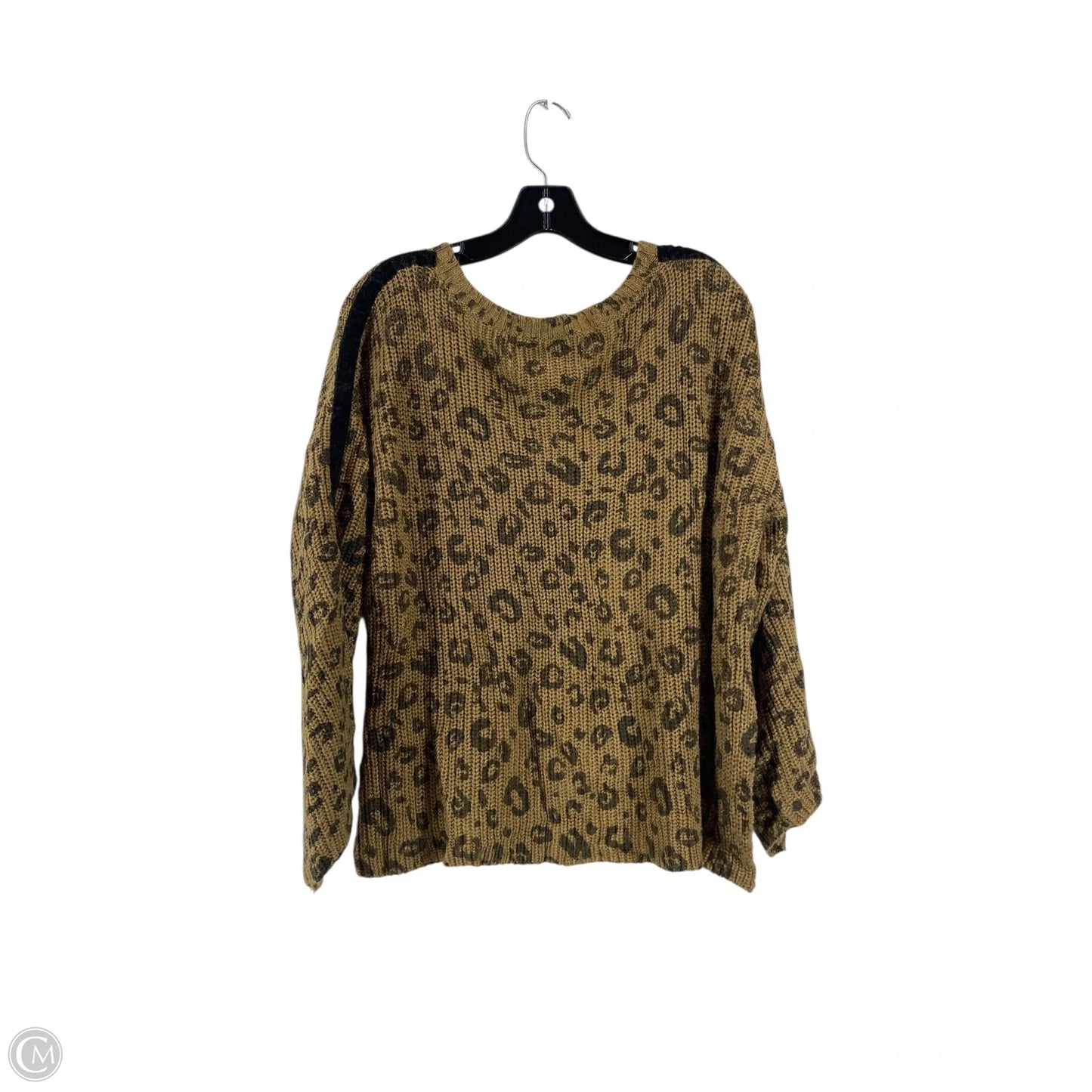 Sweater By Vintage Havana In Animal Print, Size: S