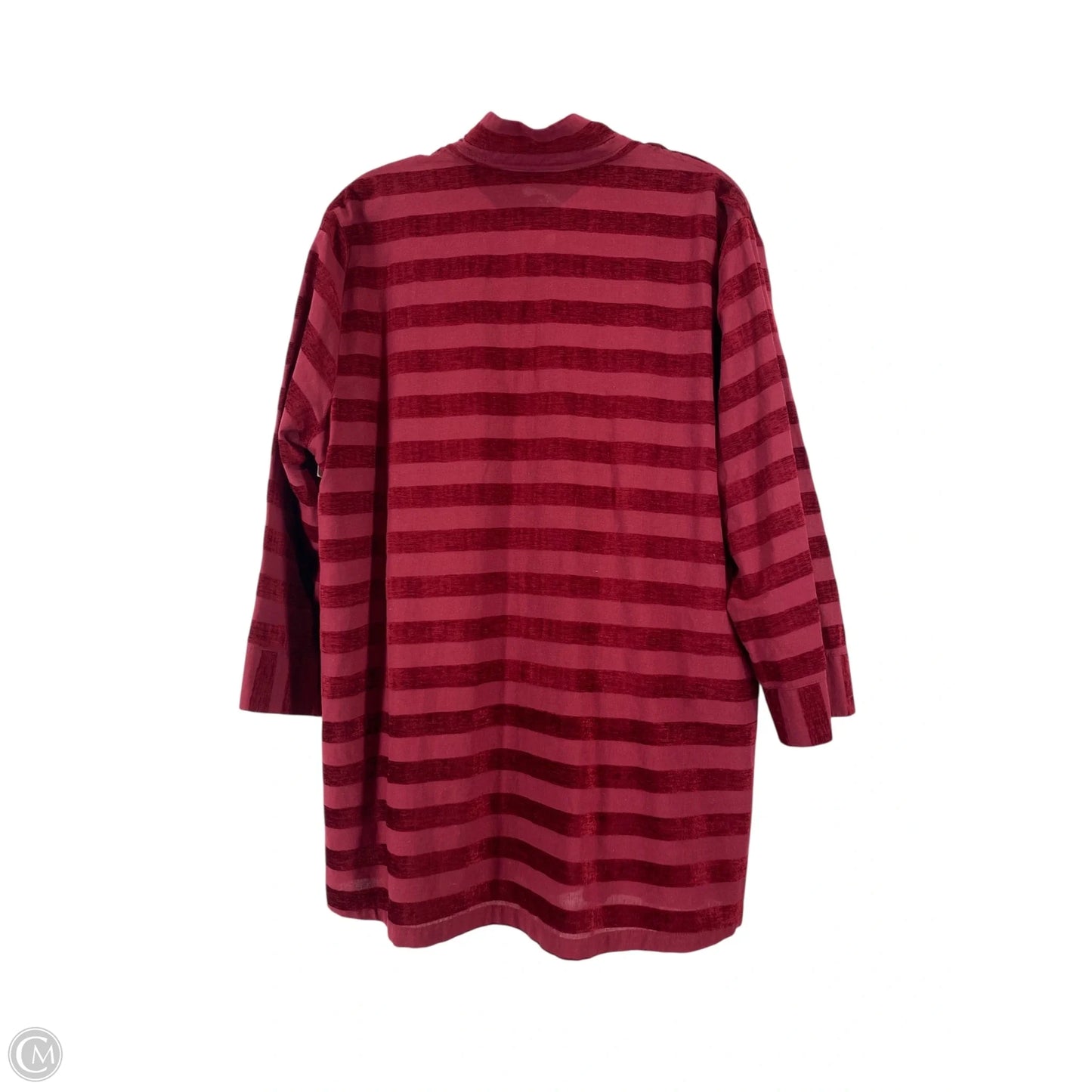 Top Long Sleeve By John Mark In Red, Size: Xl