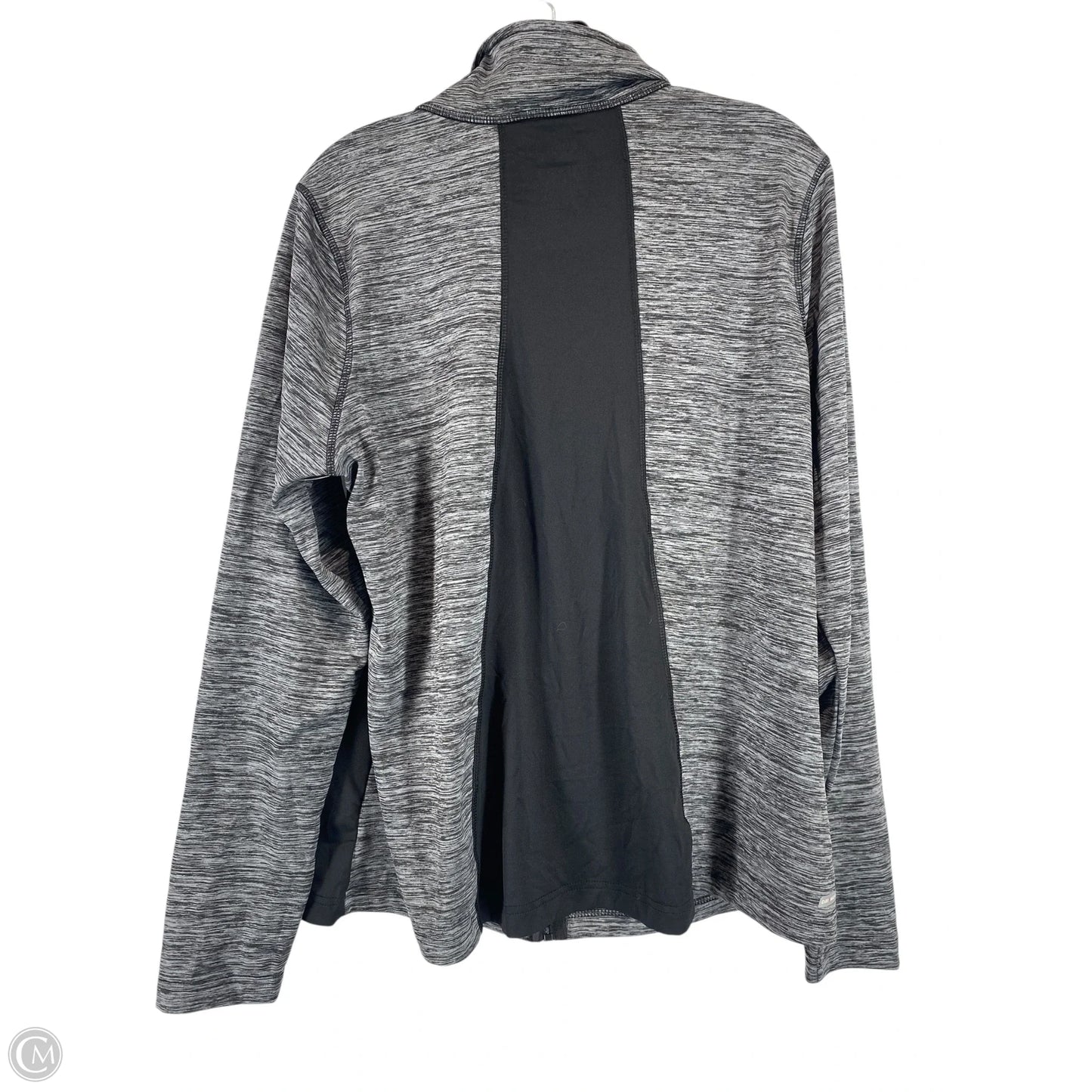 Athletic Jacket By Danskin In Grey, Size: 2x