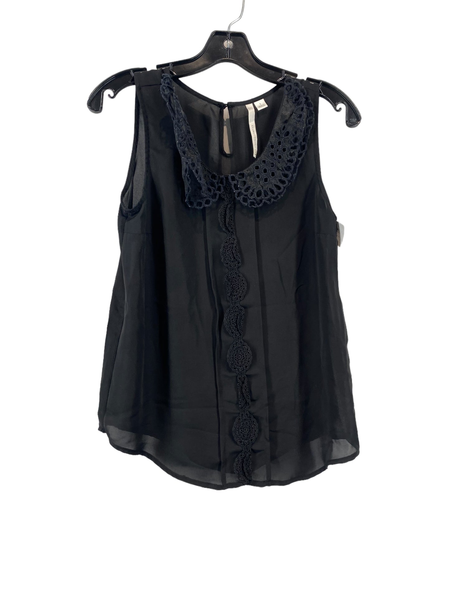 Top Sleeveless By Lc Lauren Conrad In Black, Size: S