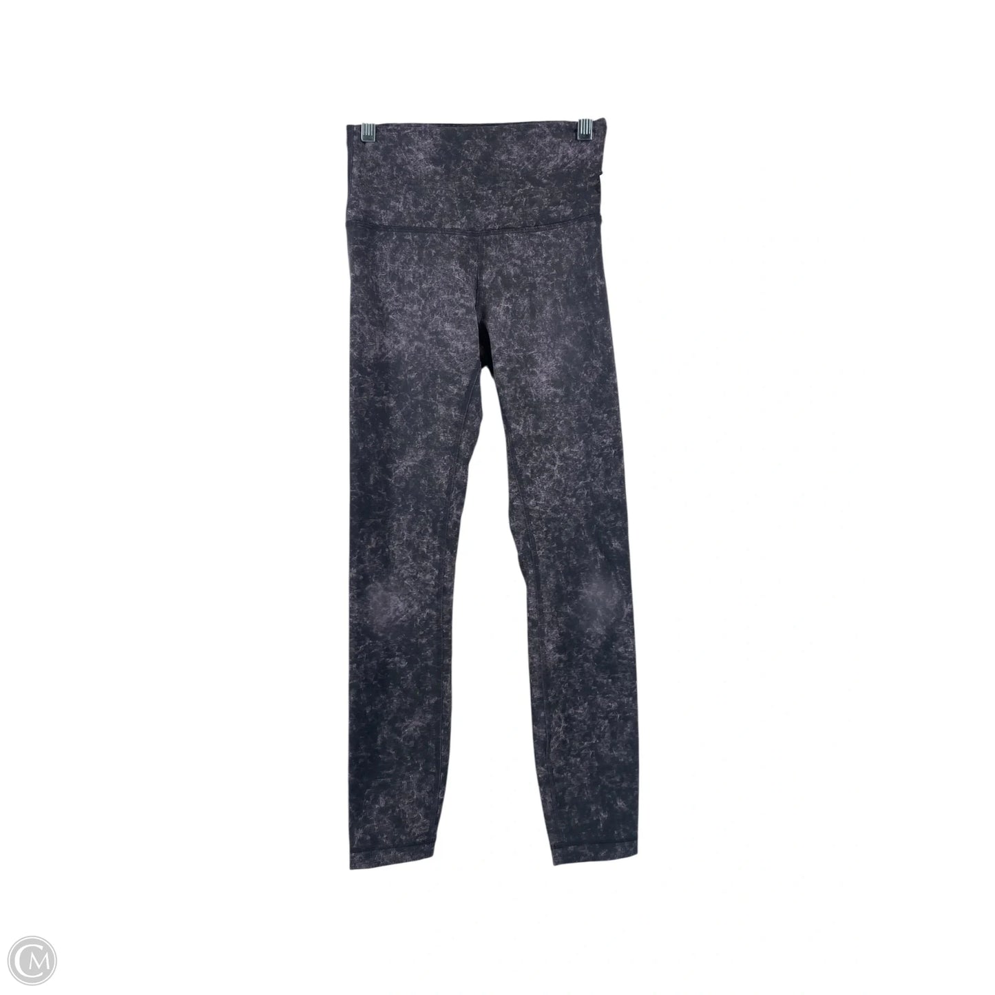 Athletic Leggings By Lululemon In Grey & Purple, Size: 4