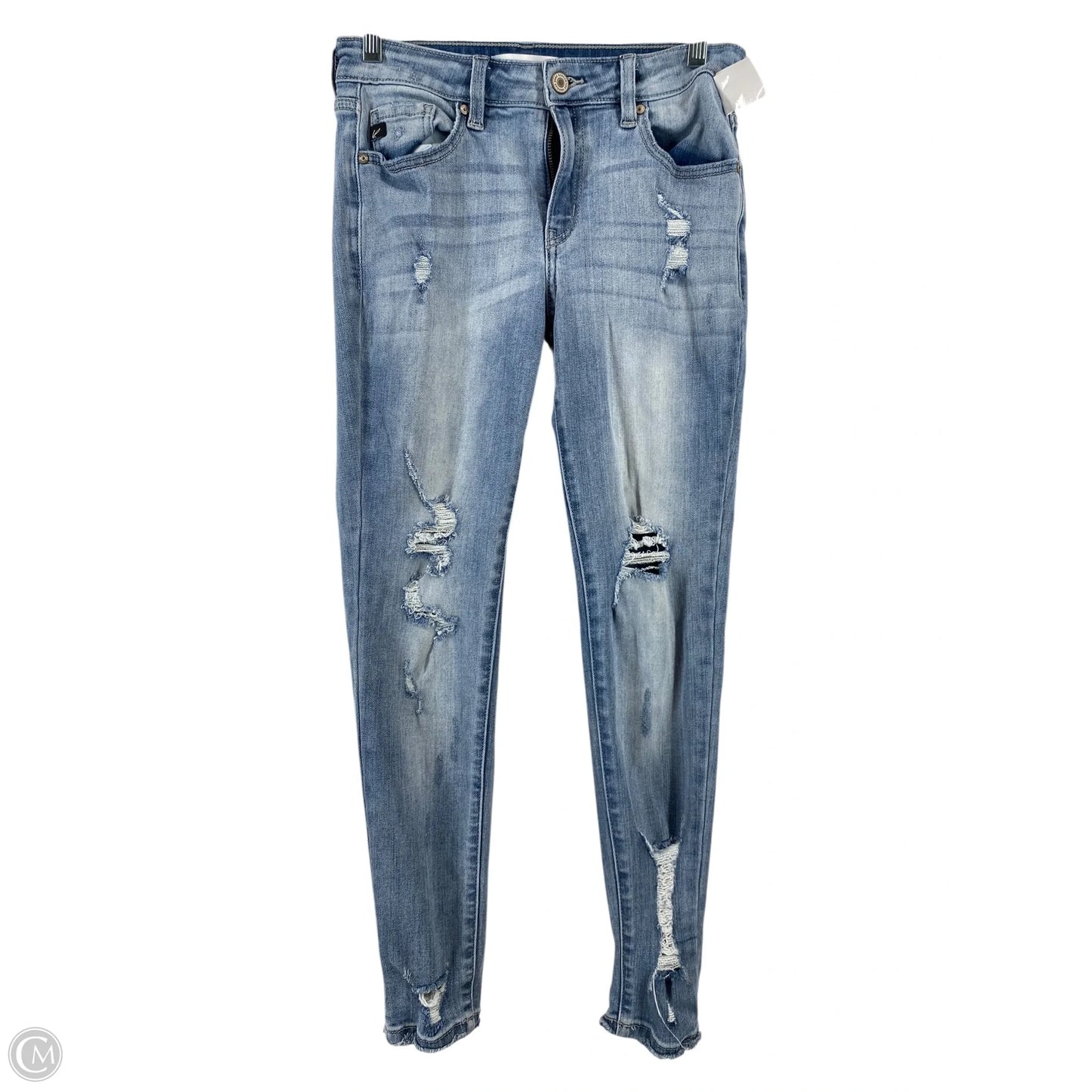 Jeans Skinny By Kancan In Blue Denim, Size: Xs